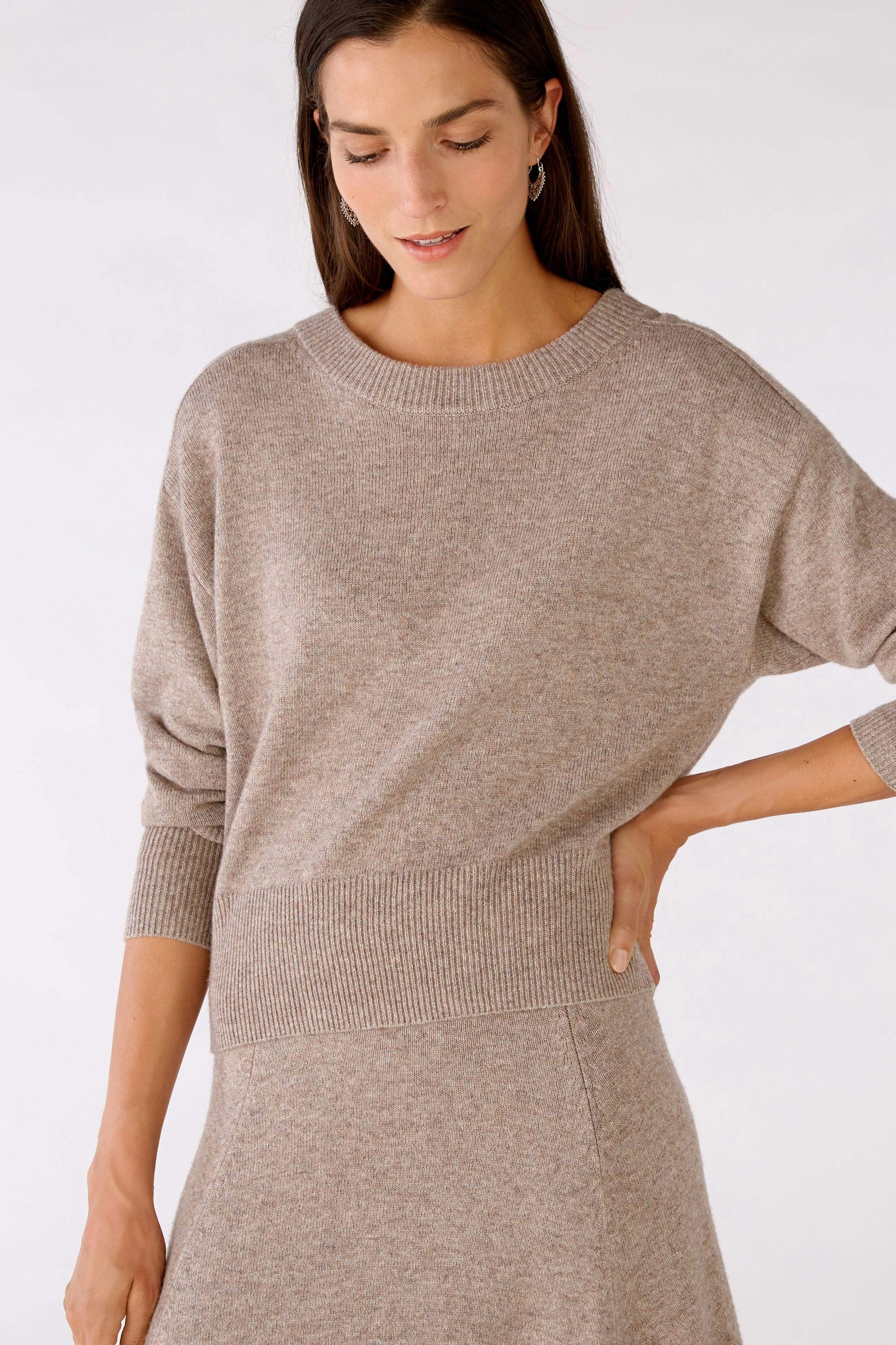 Bild 5 von Knitted pullover - Taupe Melange in Taupe Melange | Oui