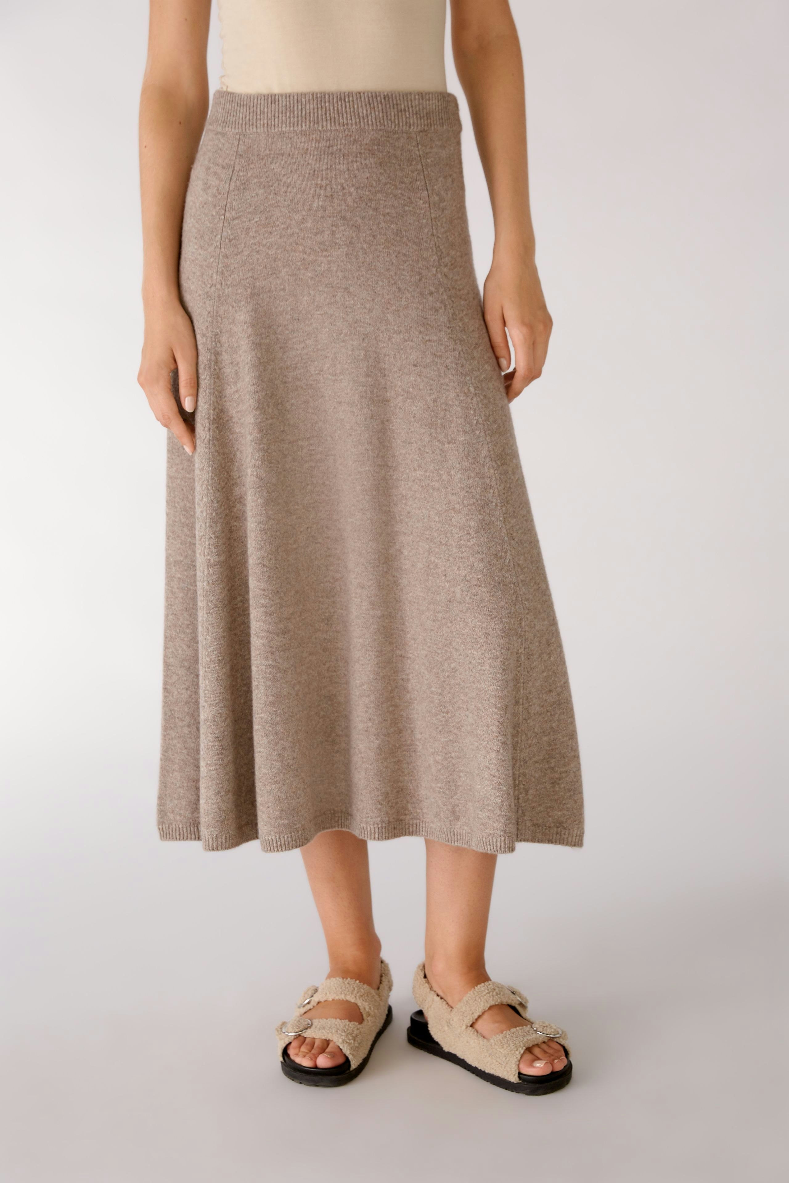 Bild 2 von Strickrock - Taupe Melange in Taupe Melange | Oui