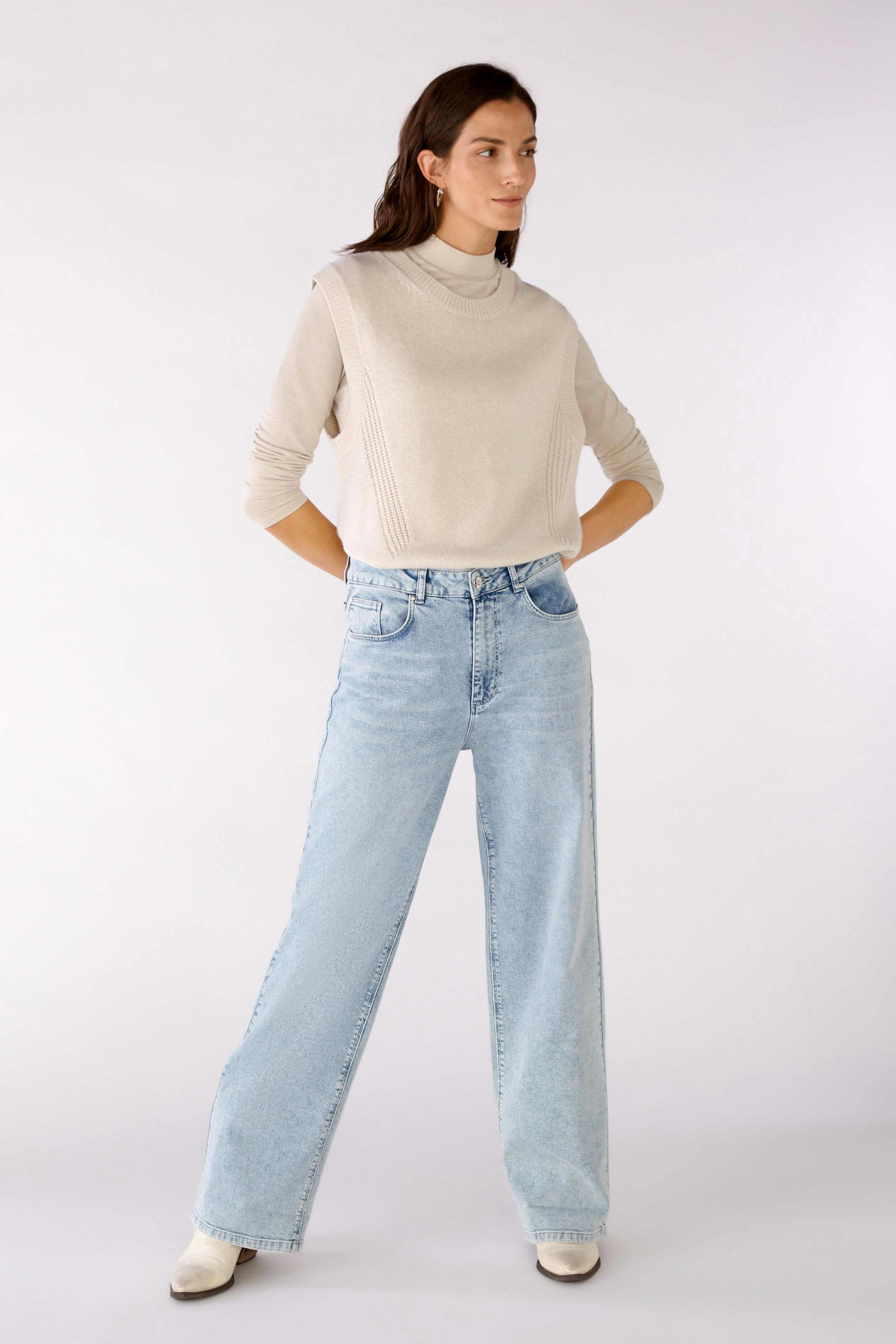 Bild 2 von Long-sleeved shirt - silver stone in silver stone | Oui