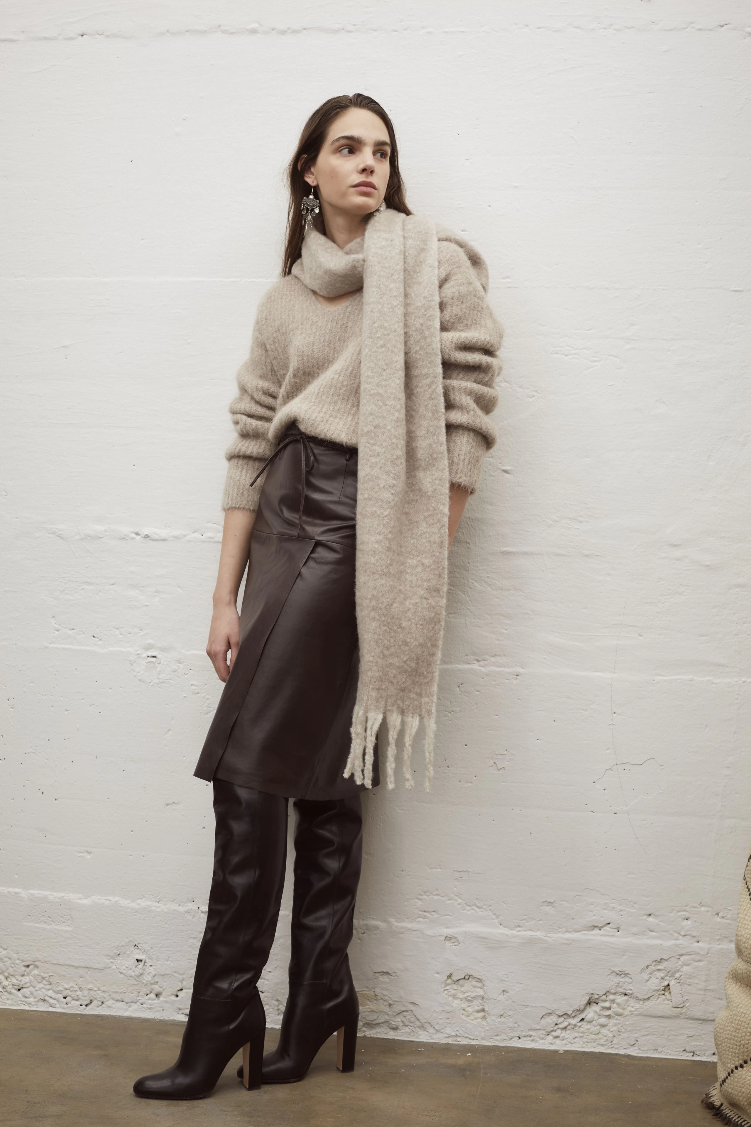 Bild 6 von Strickpullover - Taupe Melange in Taupe Melange | Oui