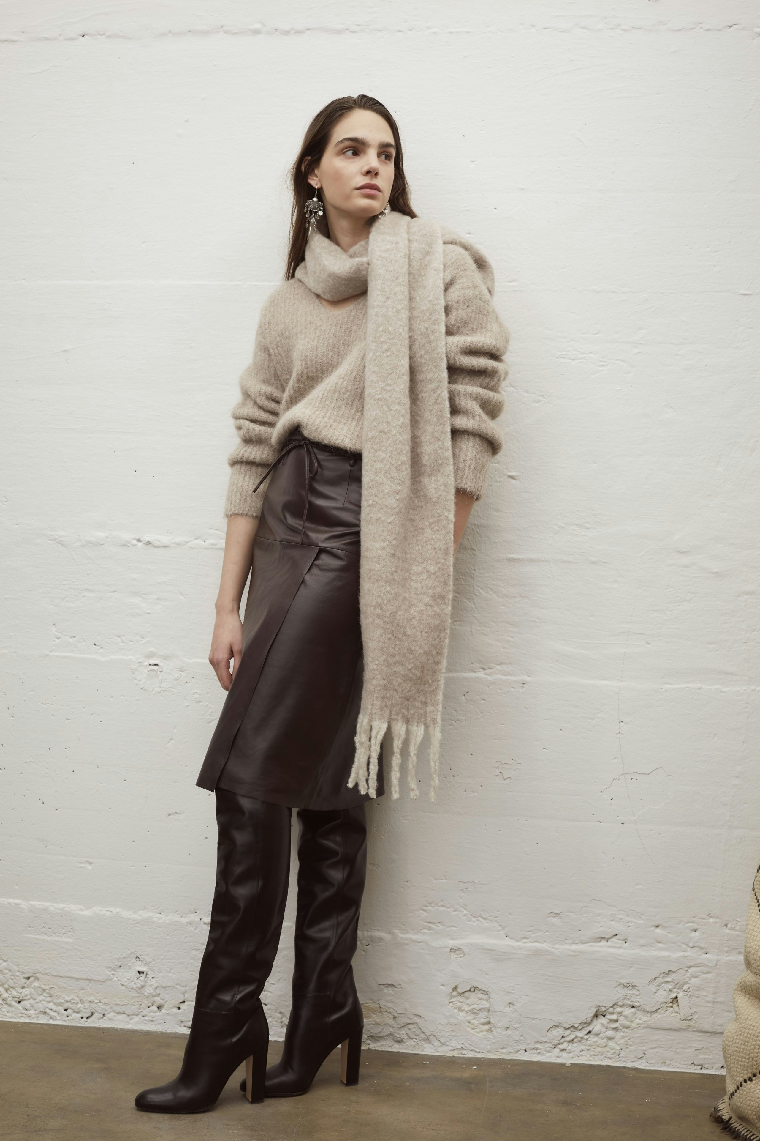 Bild 6 von Strickpullover - Taupe Melange in Taupe Melange | Oui