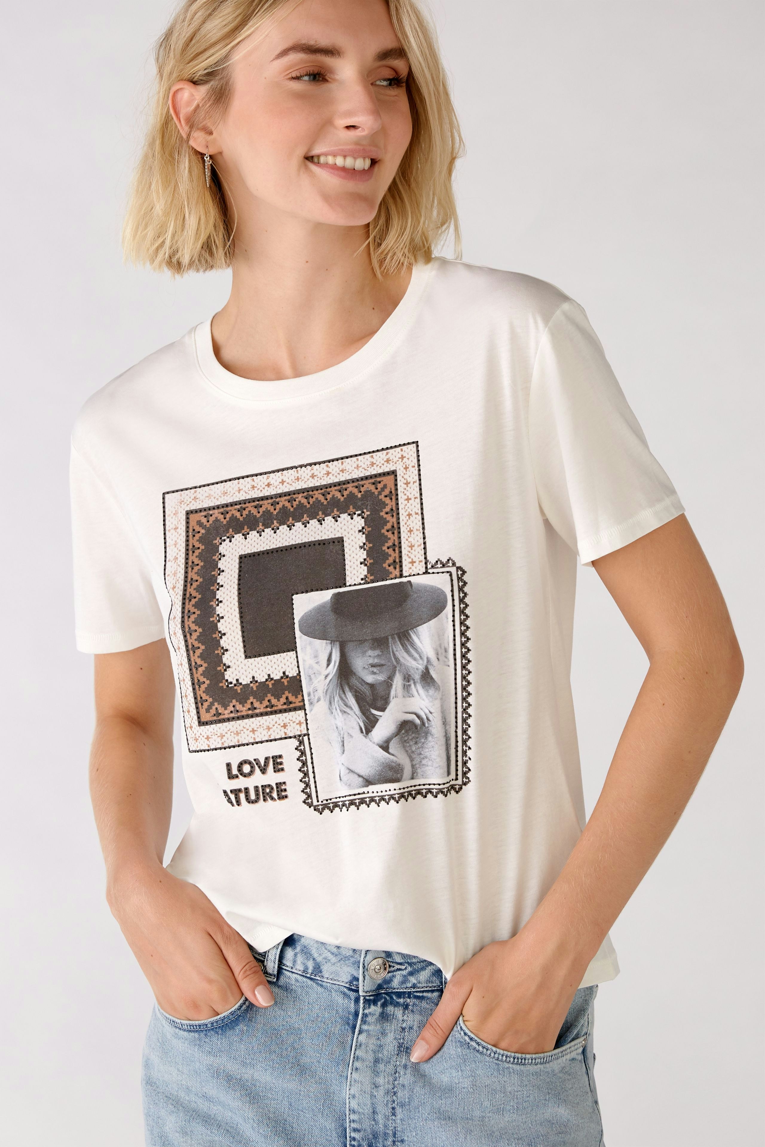 Bild 1 von T-shirt - cloud dancer in cloud dancer | Oui