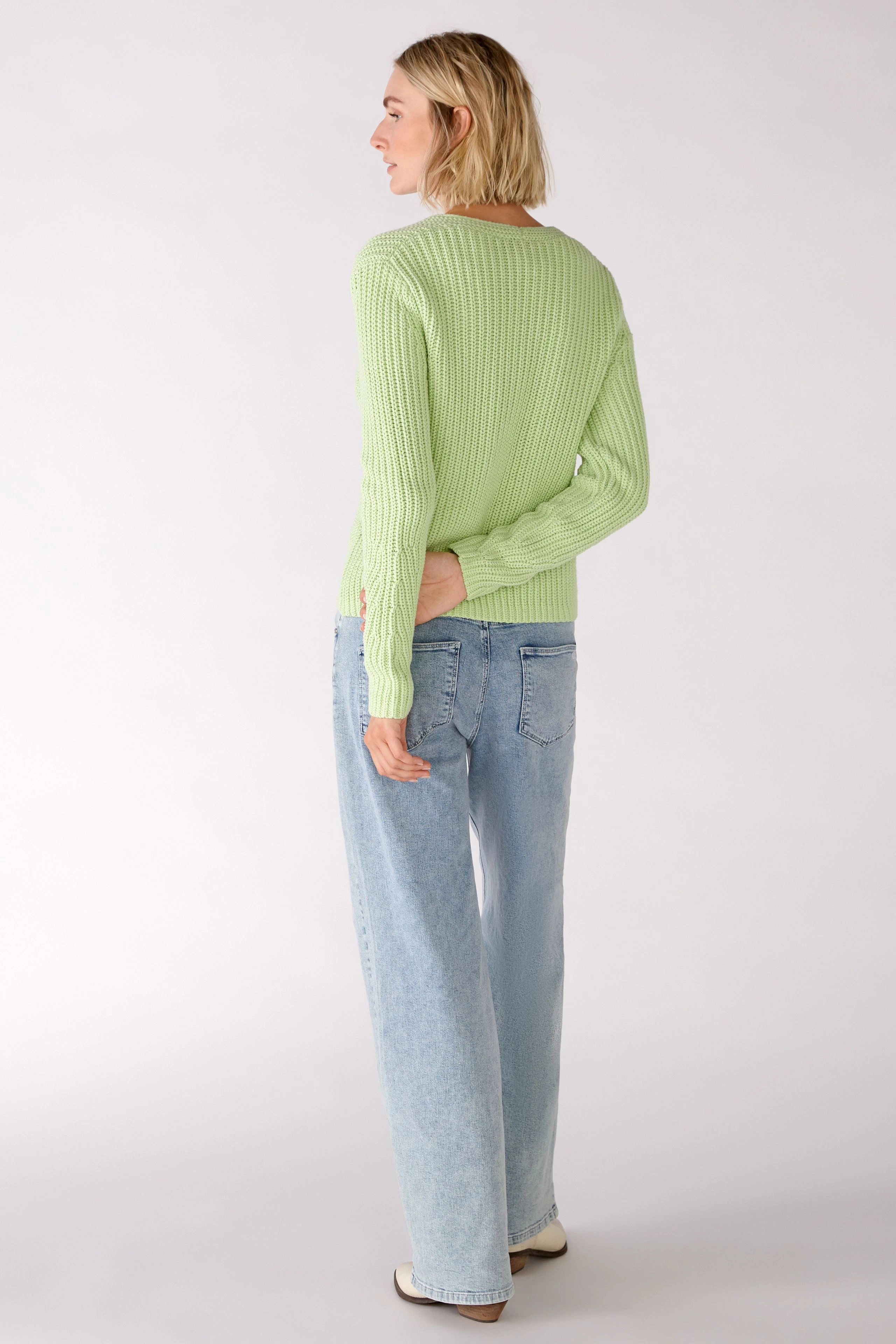 Bild 4 von Strickjacke - light green in light green | Oui