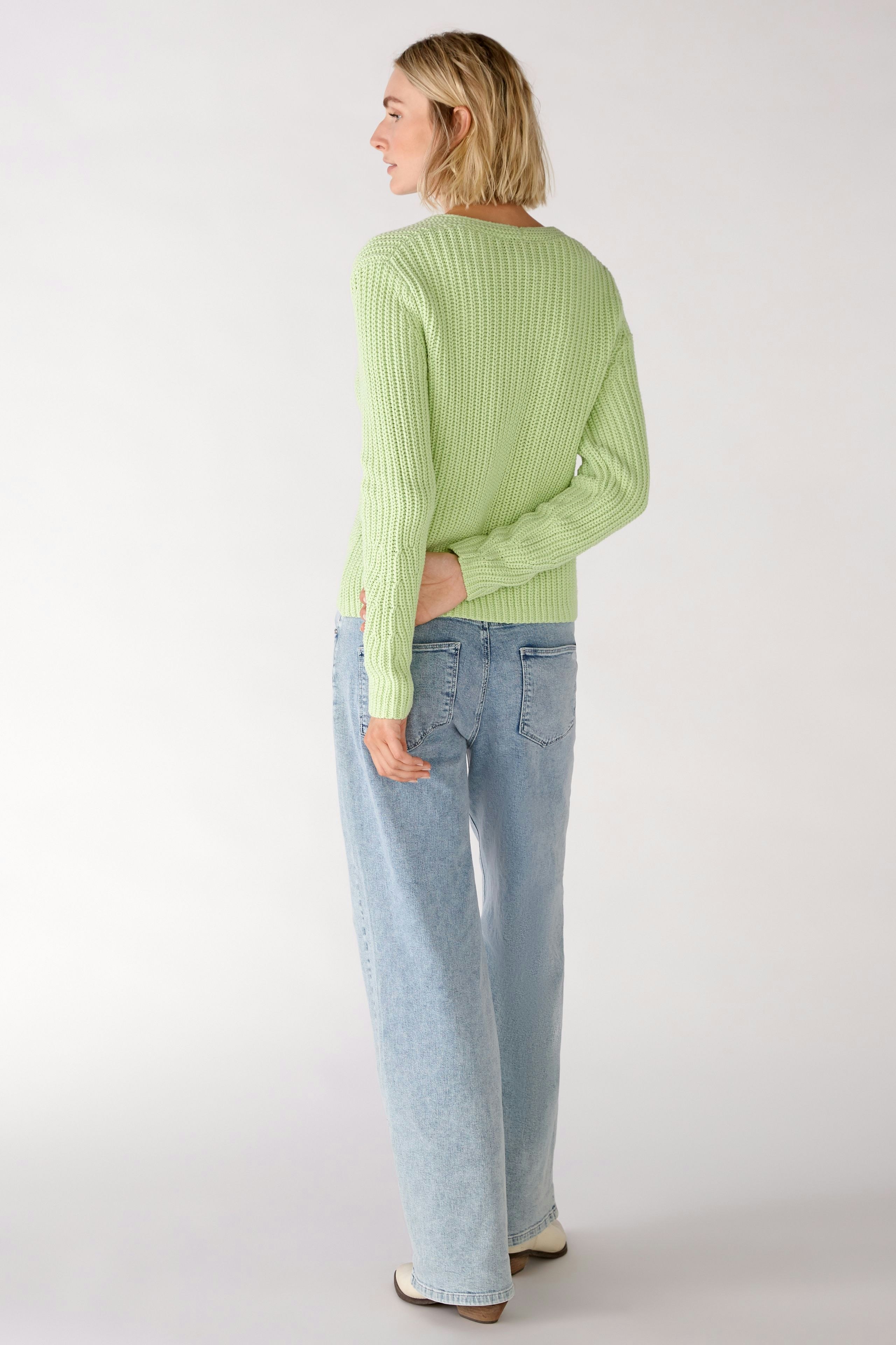 Bild 4 von Strickjacke - light green in light green | Oui