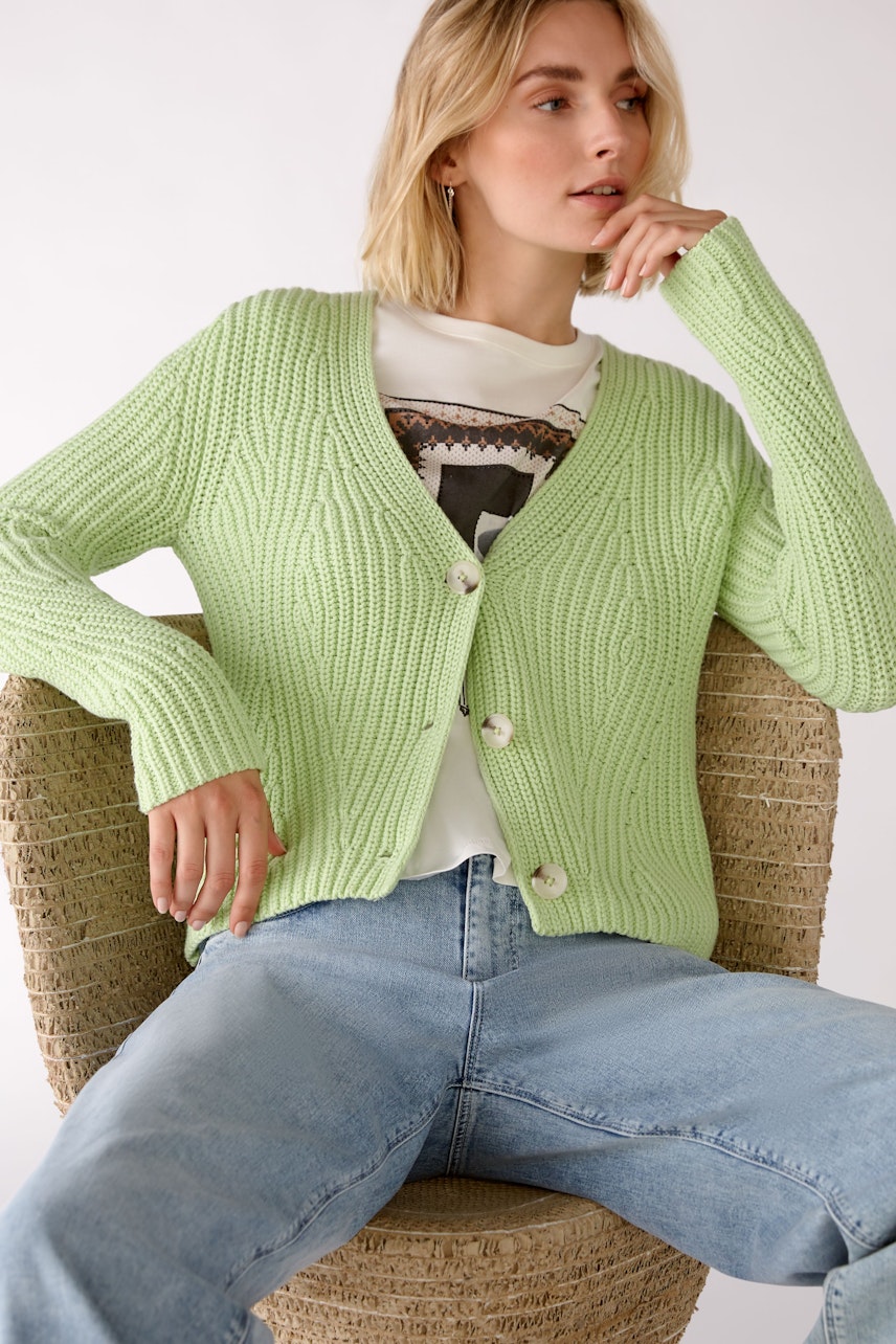 Bild 7 von Strickjacke - light green in light green | Oui