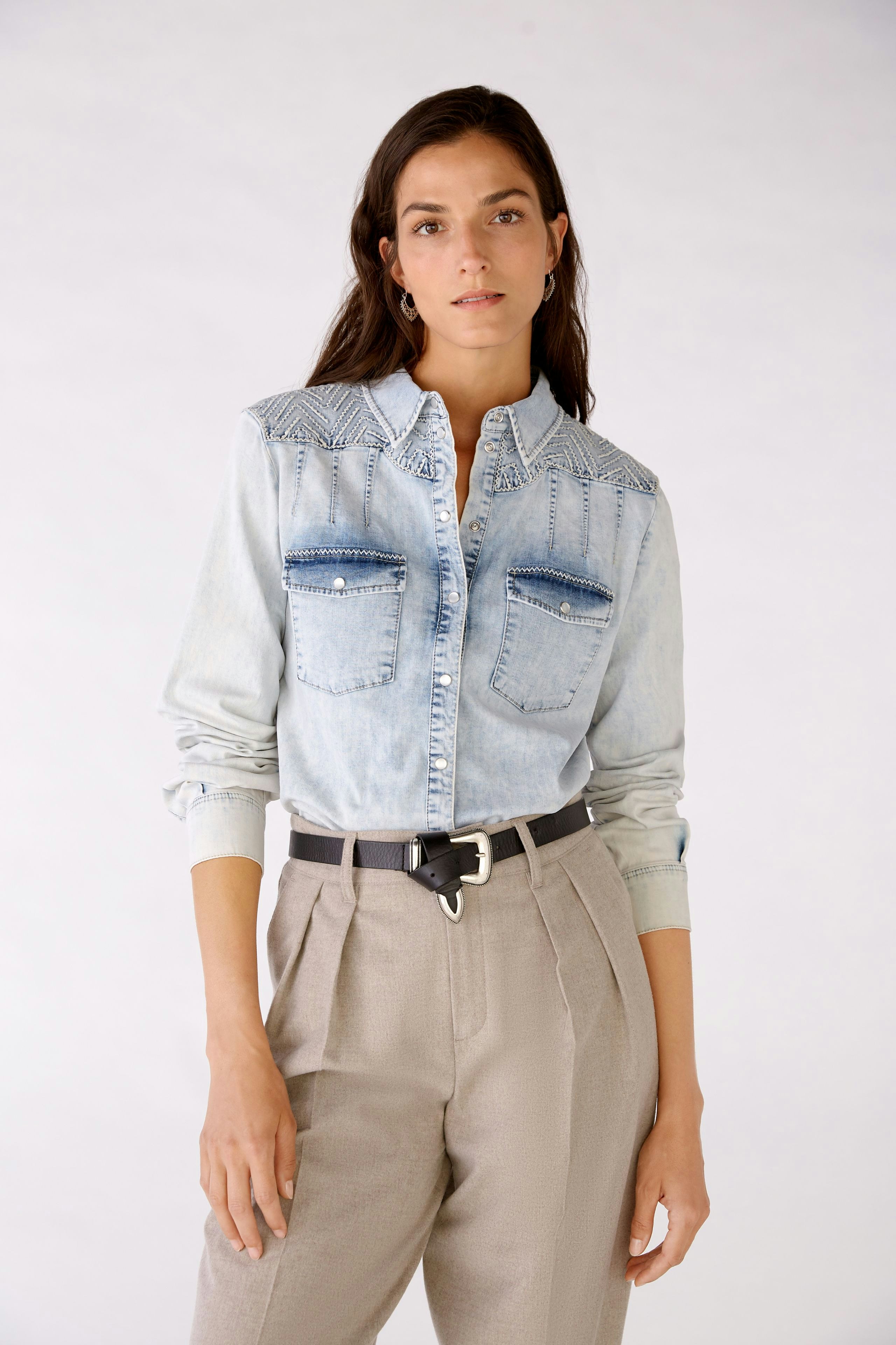 Bild 3 von Jeanshemd - blue denim in blue denim | Oui