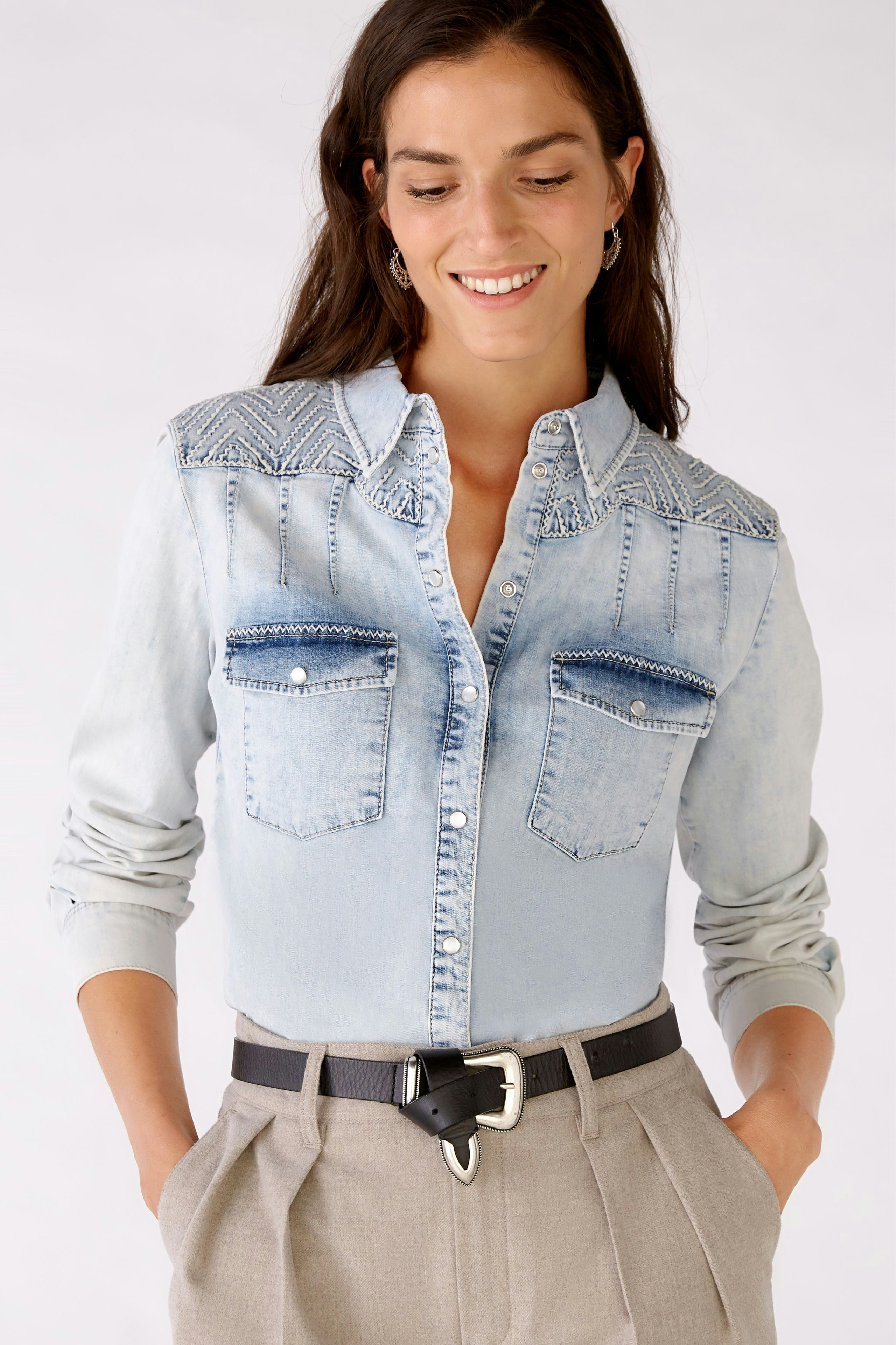 Bild 1 von Jeanshemd - blue denim in blue denim | Oui