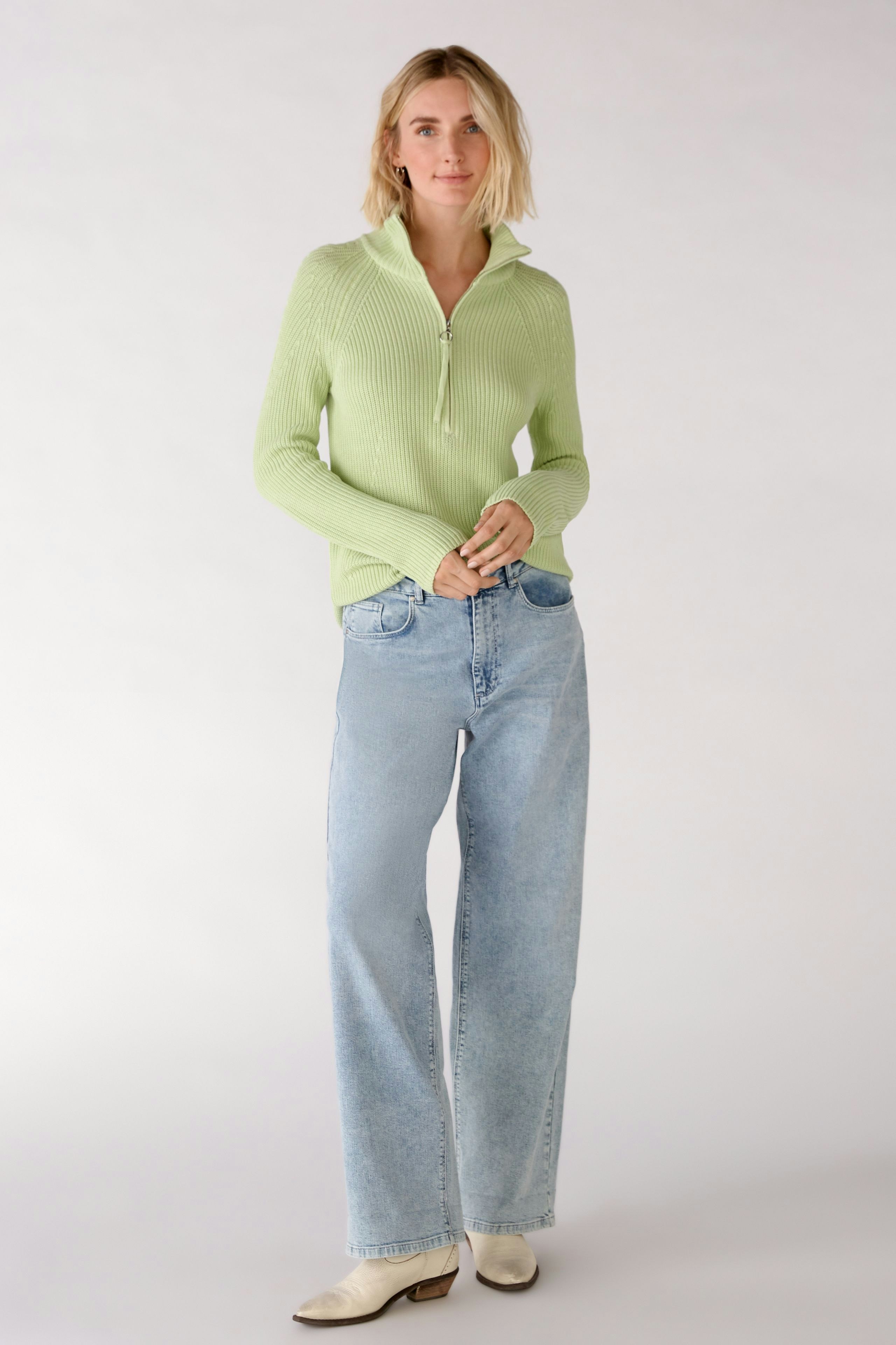 Bild 2 von Strickpullover - light green in light green | Oui