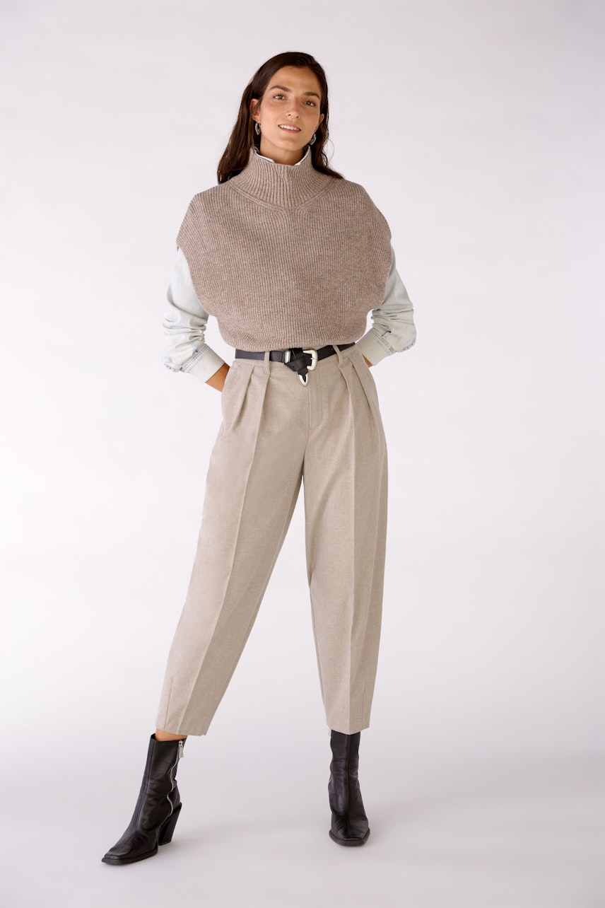 Bild 2 von Pullunder - Taupe Melange in Taupe Melange | Oui