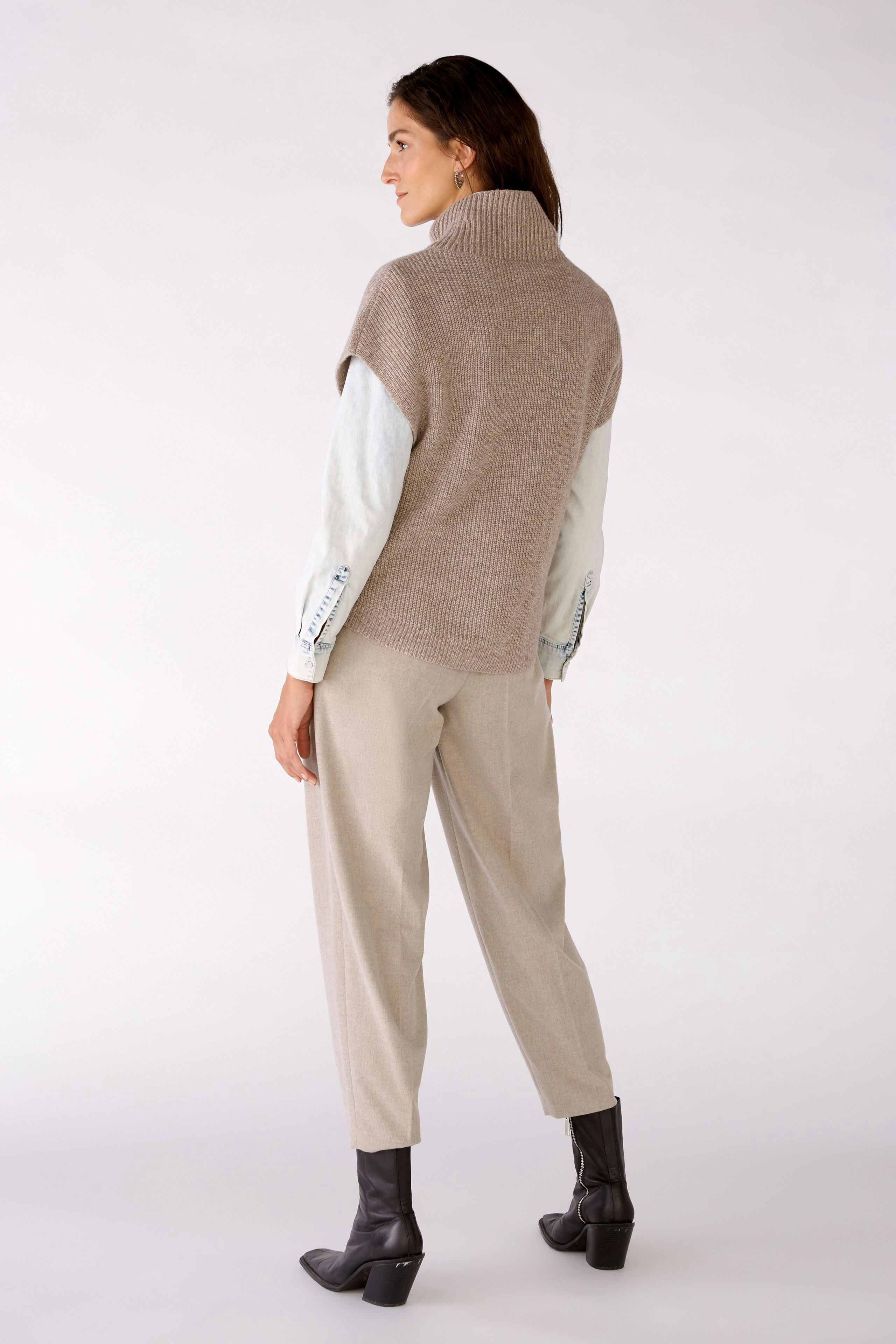 Bild 4 von Pullunder - Taupe Melange in Taupe Melange | Oui