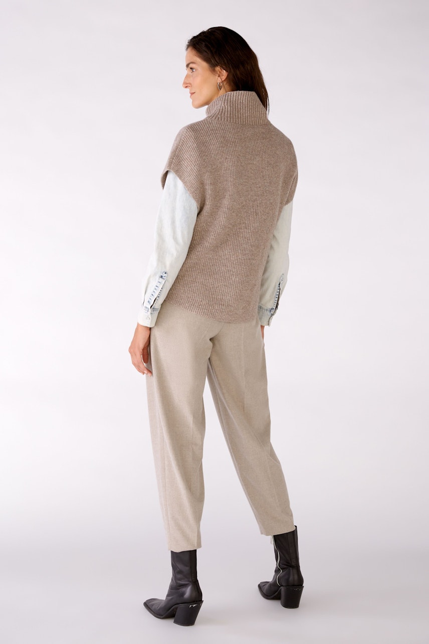 Bild 4 von Pullunder - Taupe Melange in Taupe Melange | Oui