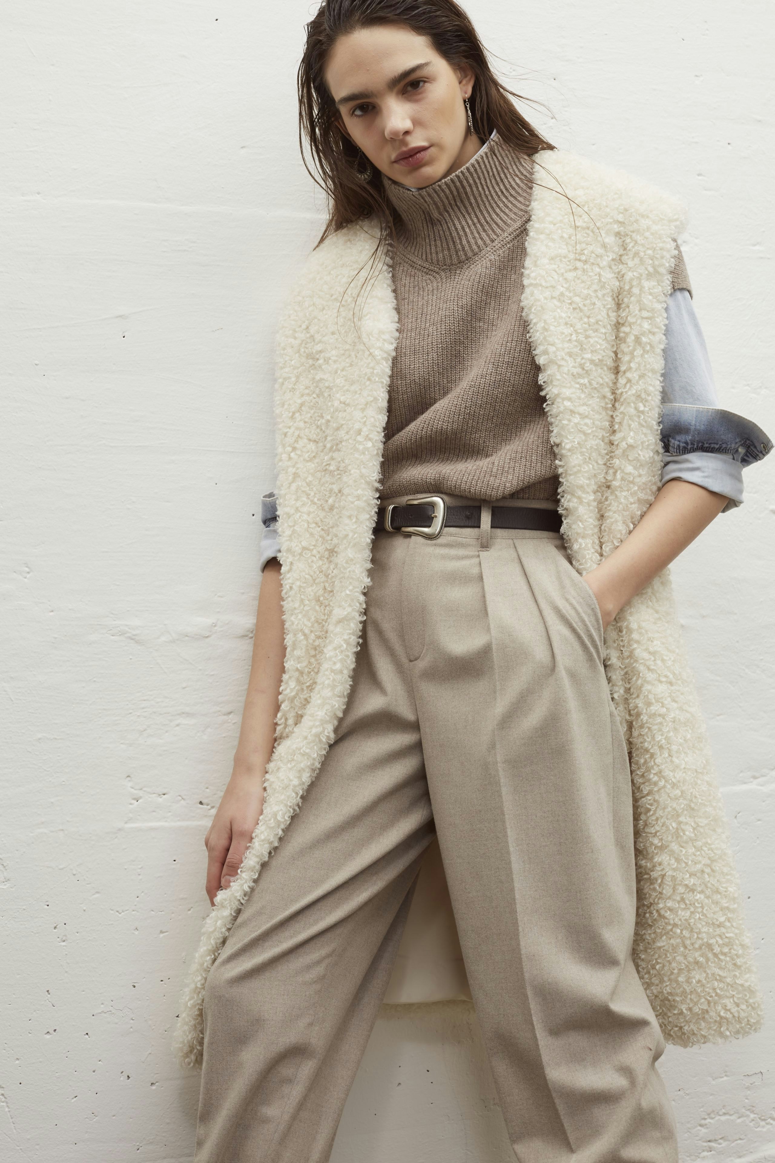 Bild 7 von Pullunder - Taupe Melange in Taupe Melange | Oui