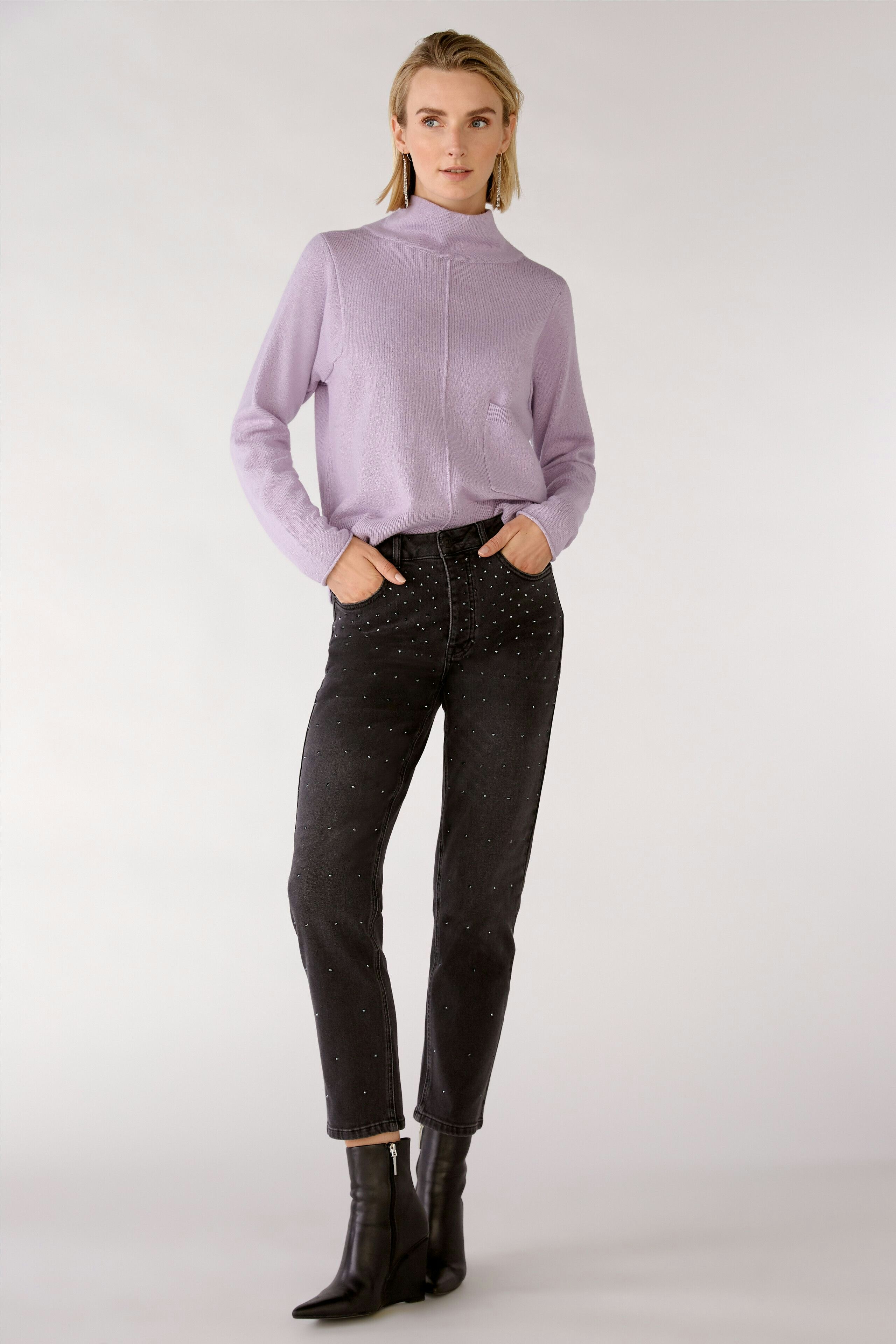 Bild 2 von Strickpullover - lila in lila | Oui