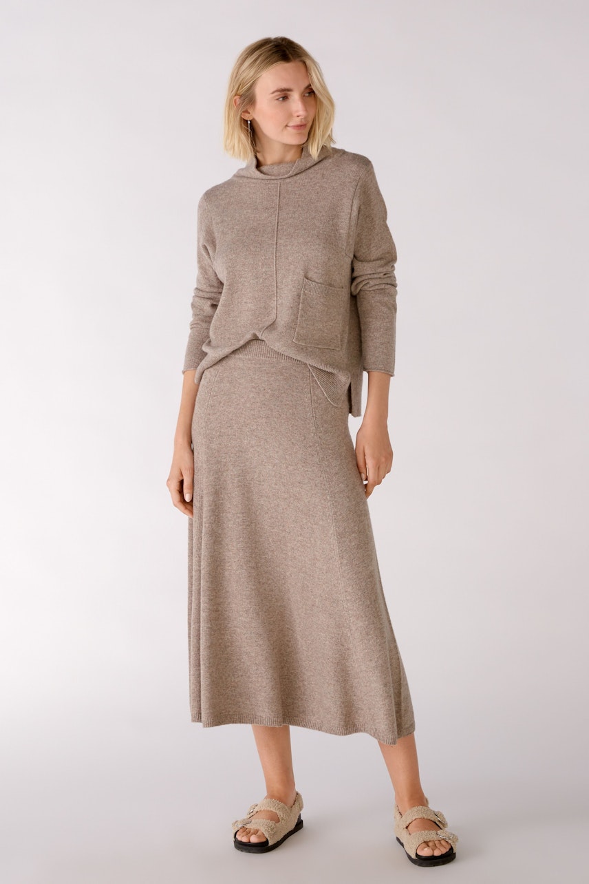 Bild 2 von Strickpullover - Taupe Melange in Taupe Melange | Oui