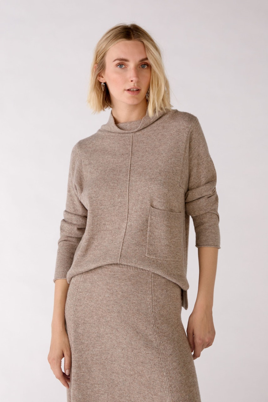 Bild 5 von Strickpullover - Taupe Melange in Taupe Melange | Oui