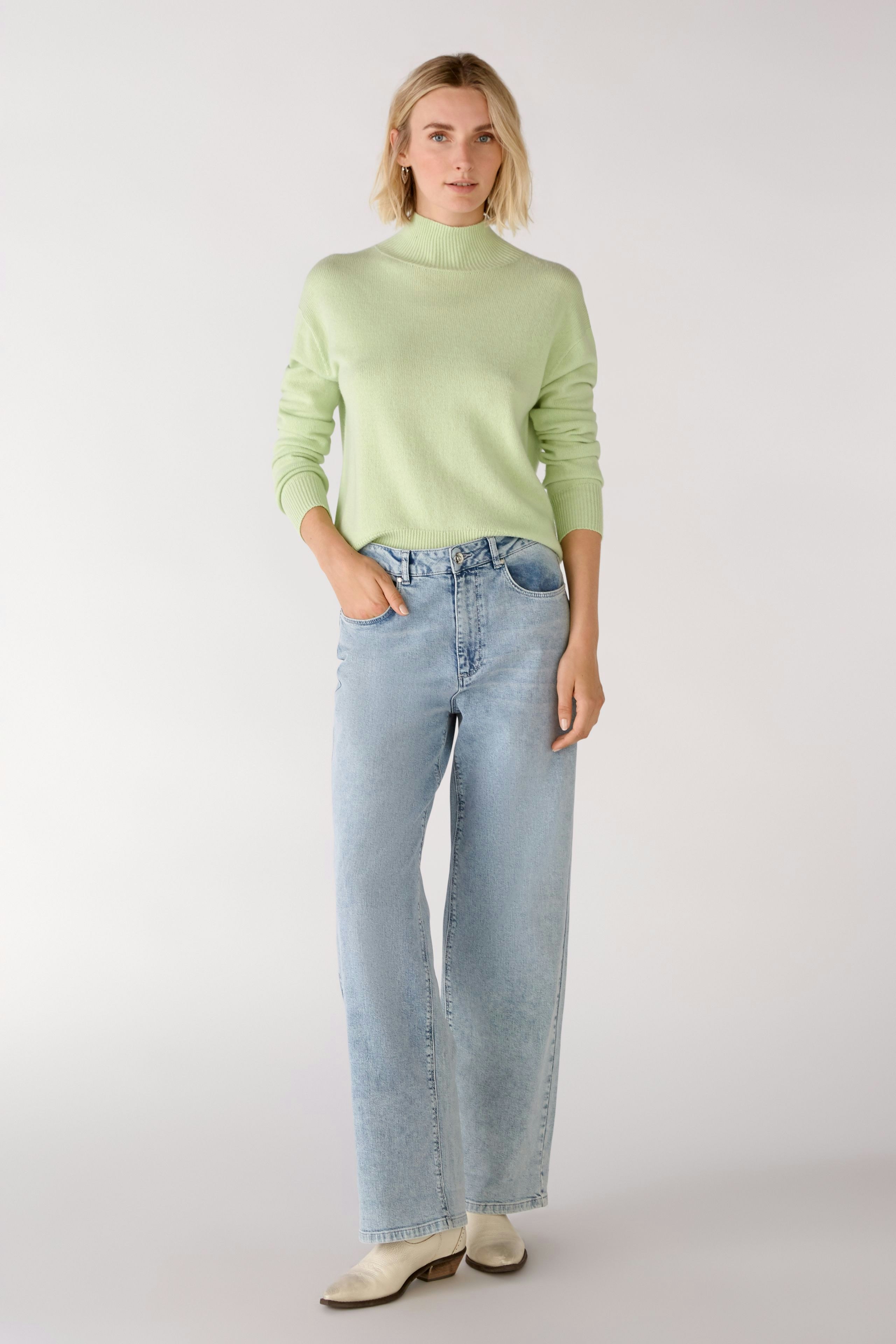 Bild 2 von Strickpullover - light green in light green | Oui