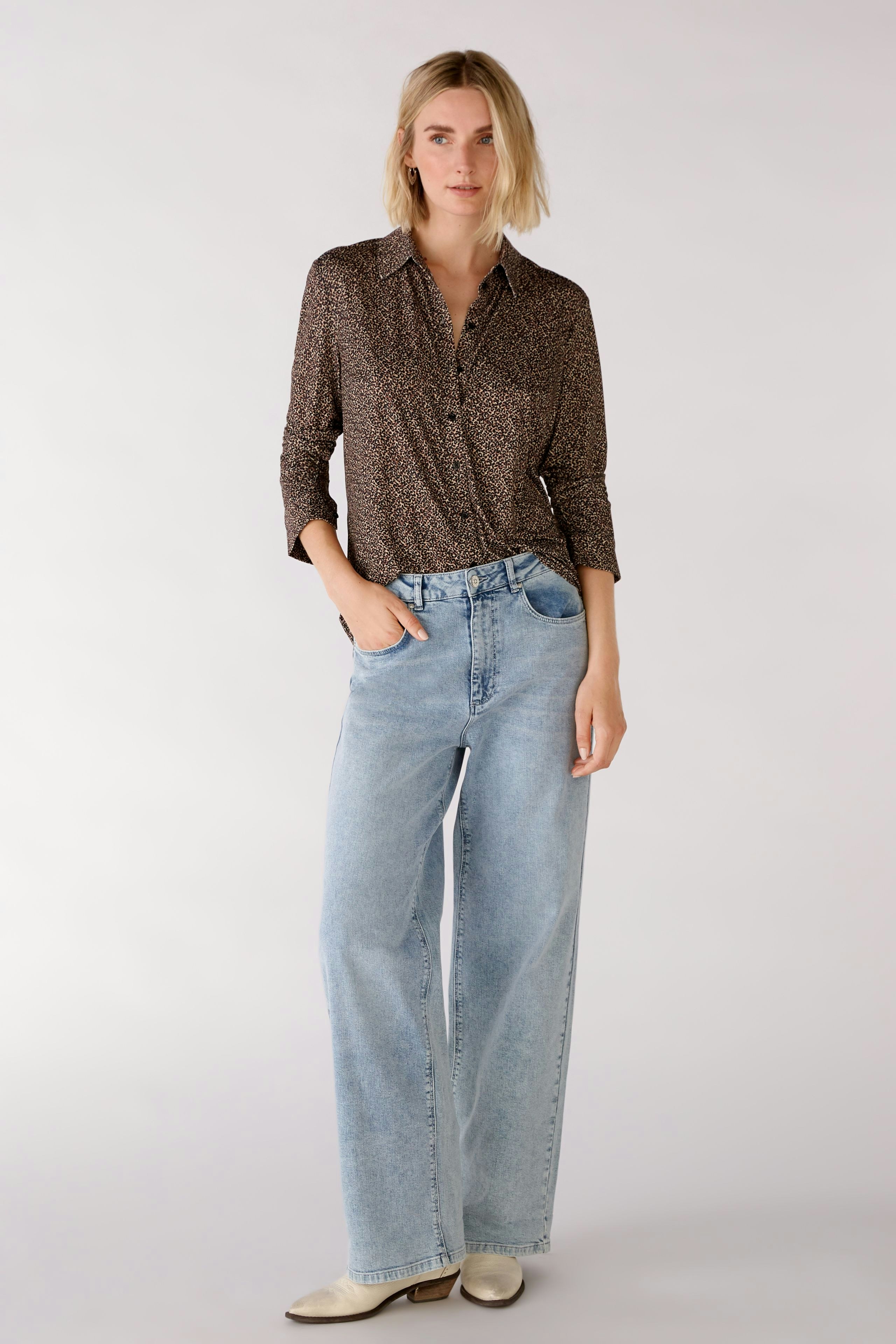 Bild 2 von Hemdbluse - dark camel grey in dark camel grey | Oui