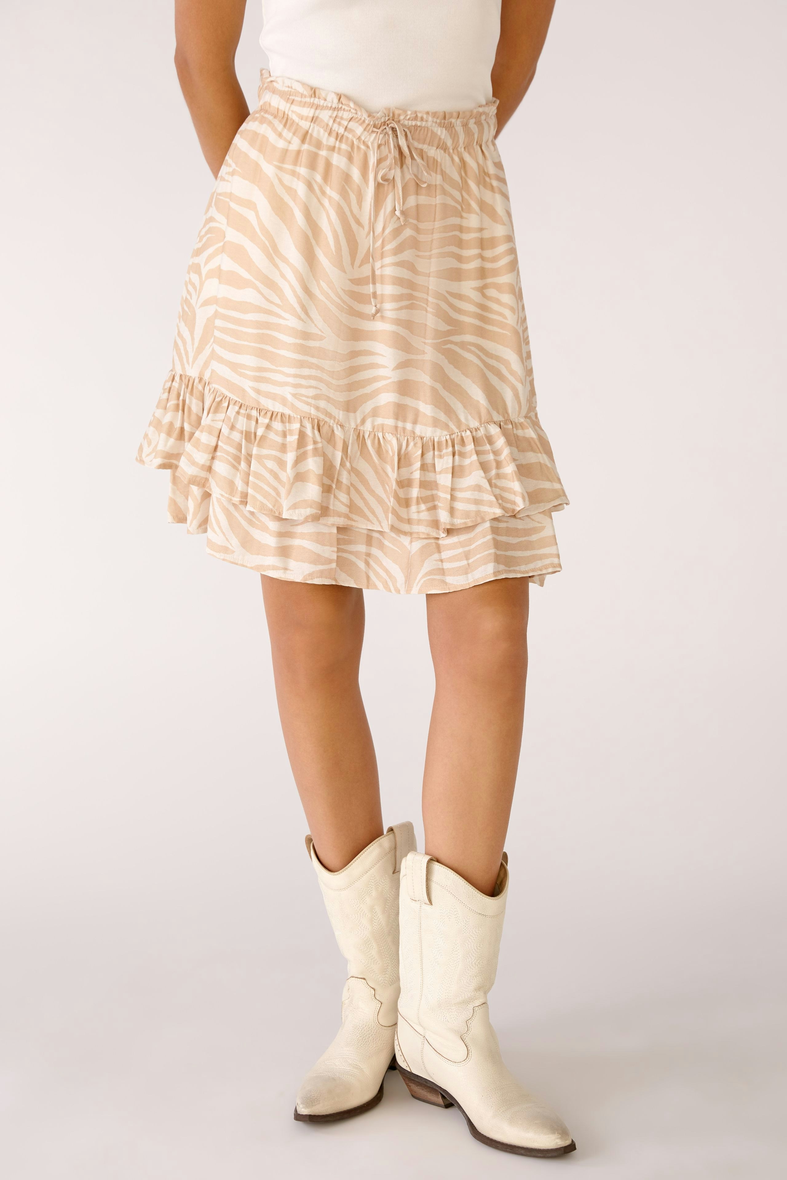 Bild 3 von Volantrock - rose camel in rose camel | Oui