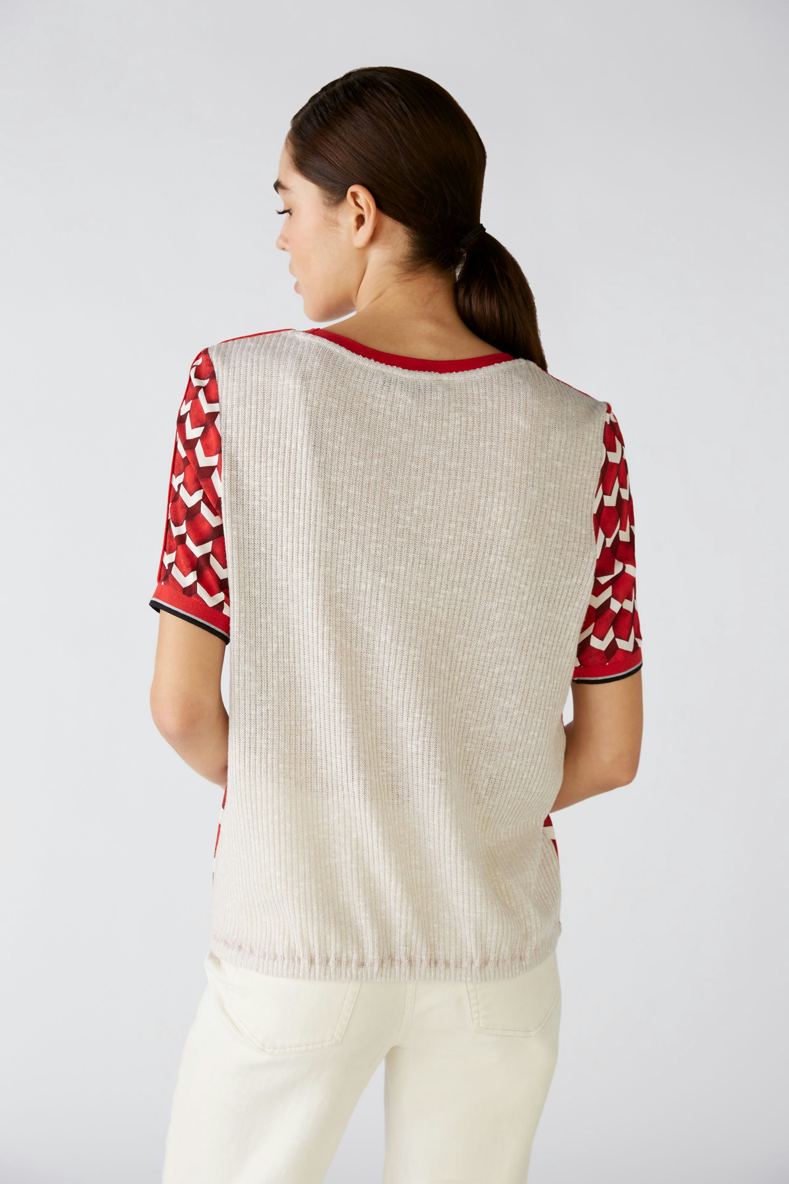 Bild 4 von T-shirt - red white in red white | Oui