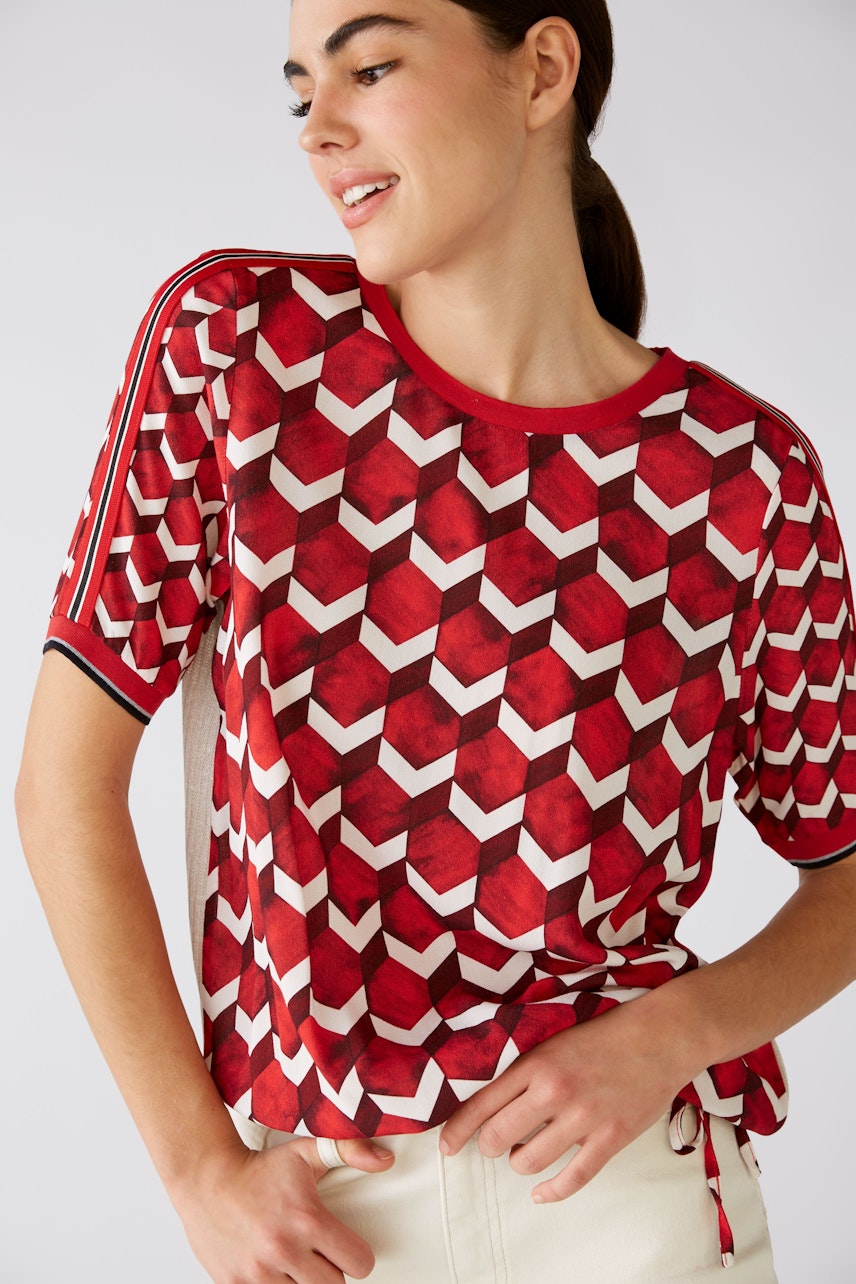 Bild 6 von T-shirt - red white in red white | Oui