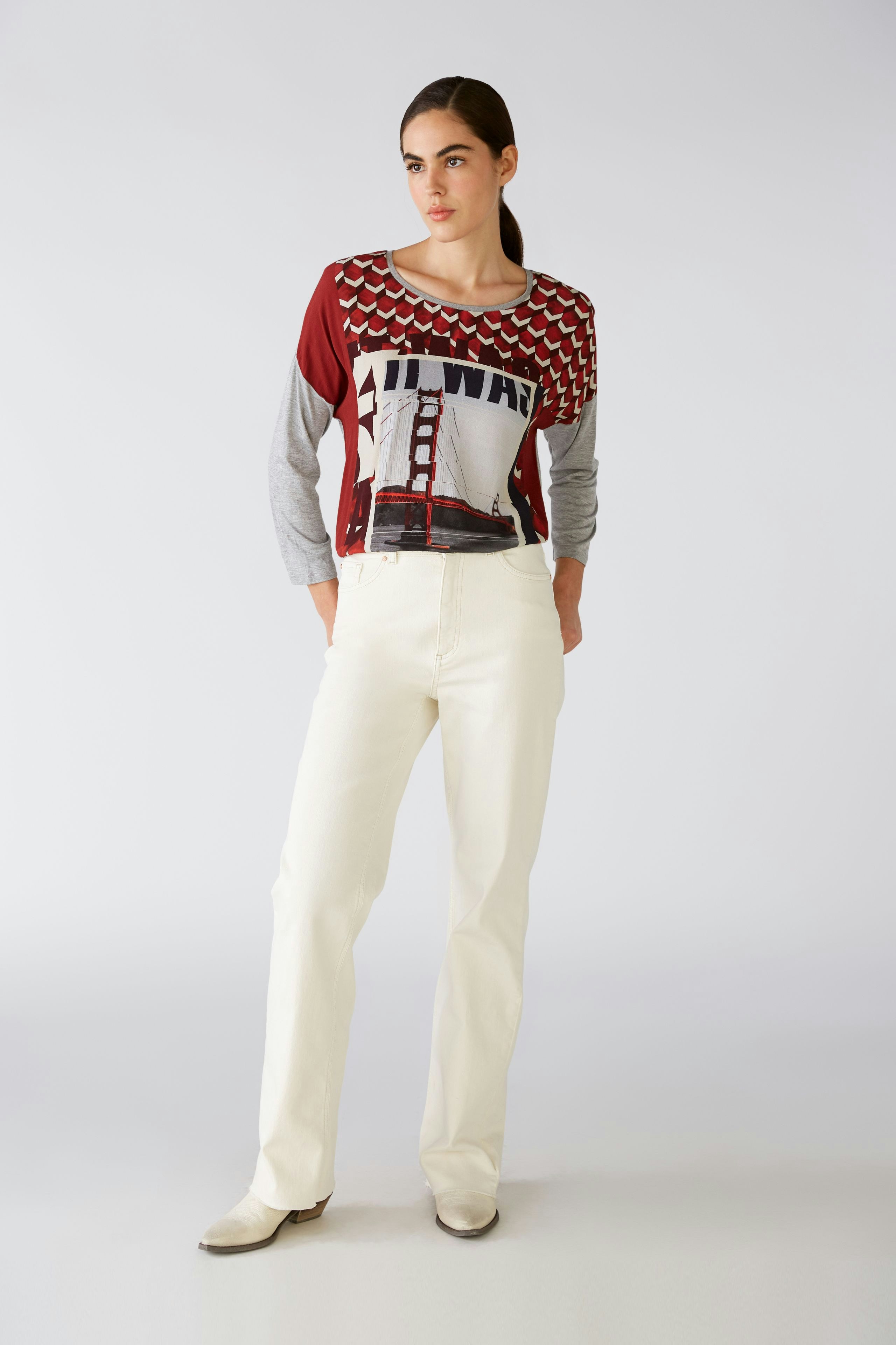 Bild 2 von T-Shirt - red white in red white | Oui