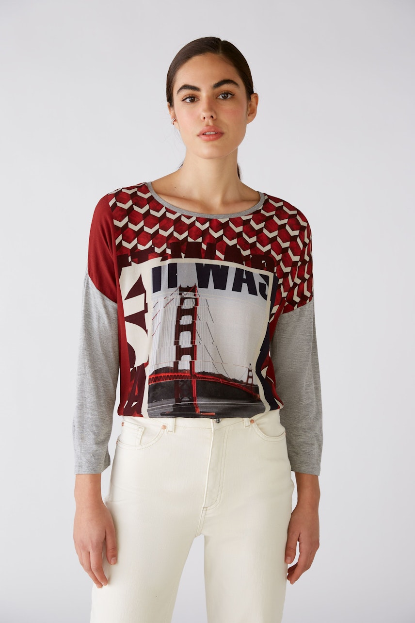 Bild 3 von T-shirt - red white in red white | Oui