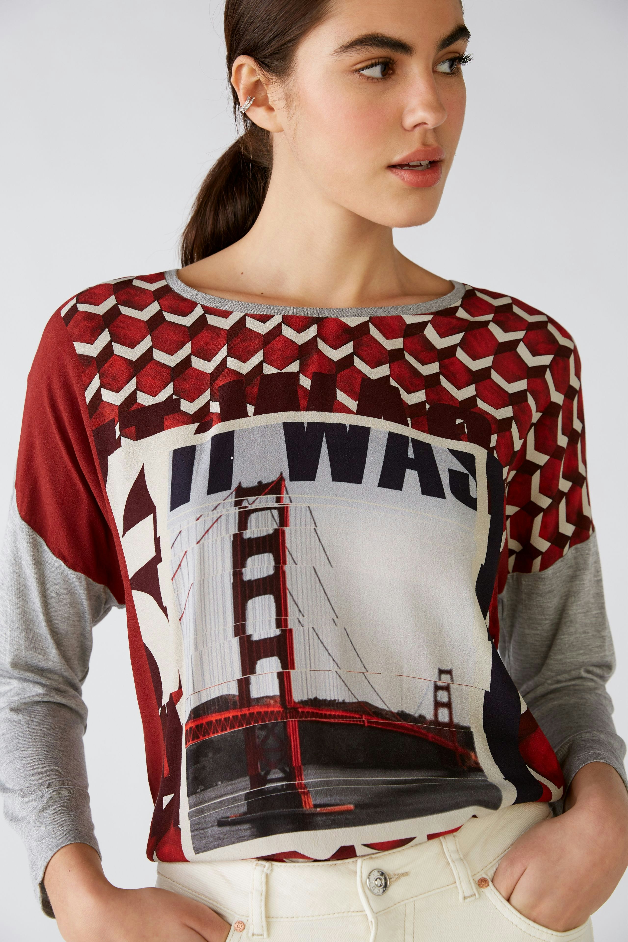 Bild 5 von T-Shirt - red white in red white | Oui