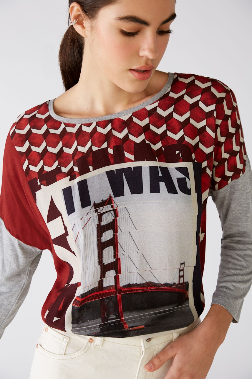 Bild 6 von T-shirt - red white in red white | Oui