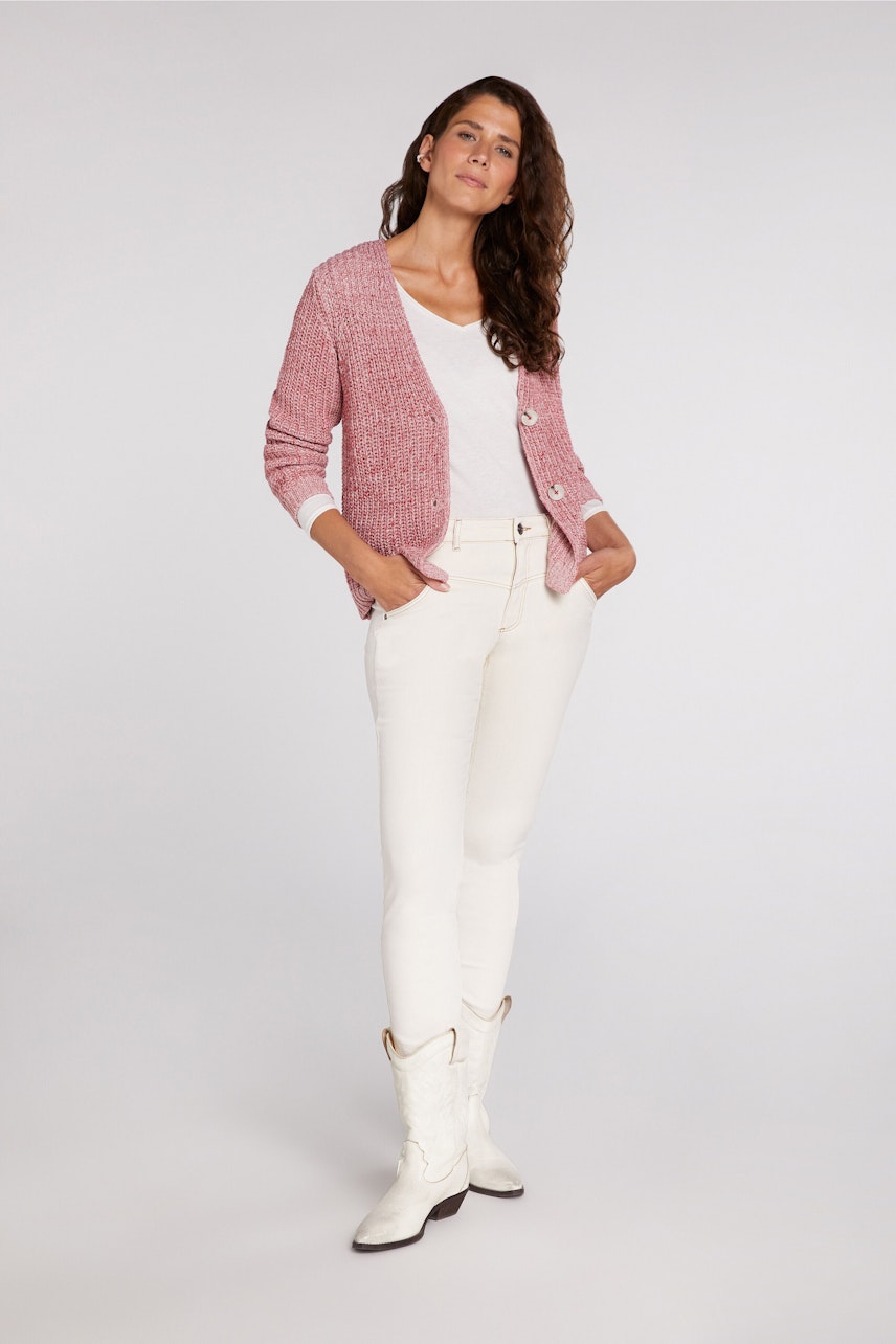Bild 2 von Strickjacke - redmelange in redmelange | Oui