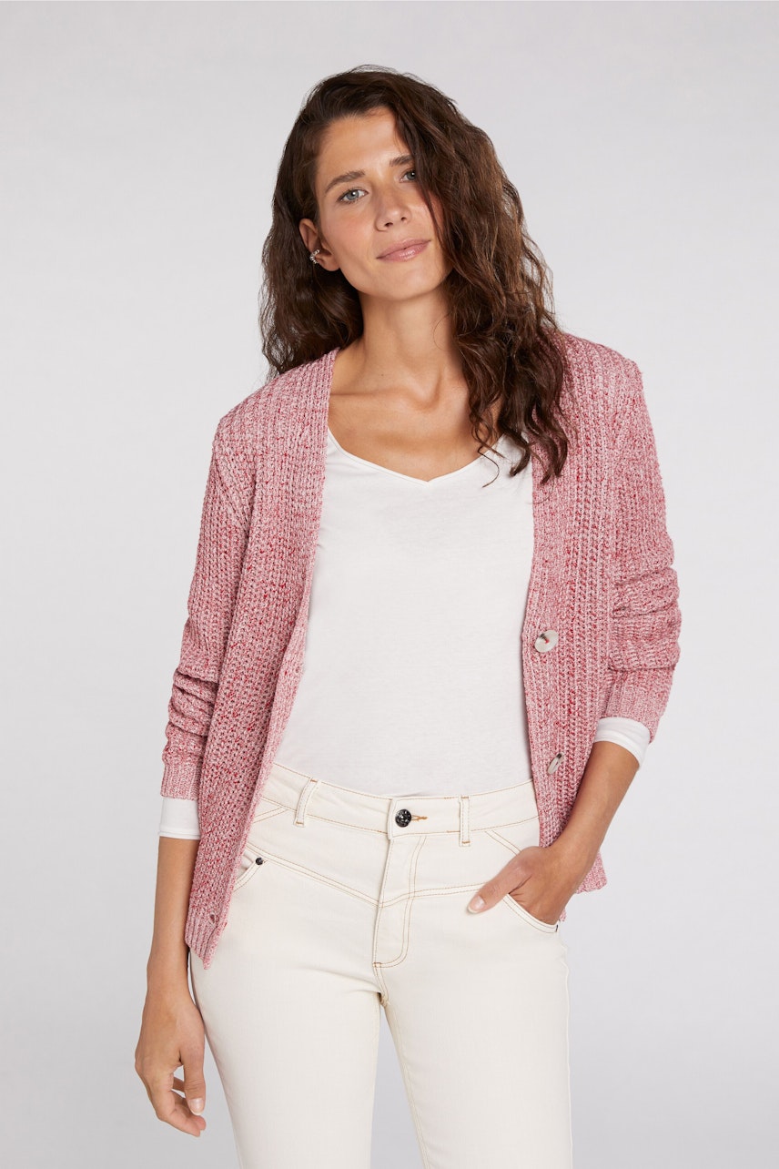Bild 3 von Strickjacke - redmelange in redmelange | Oui