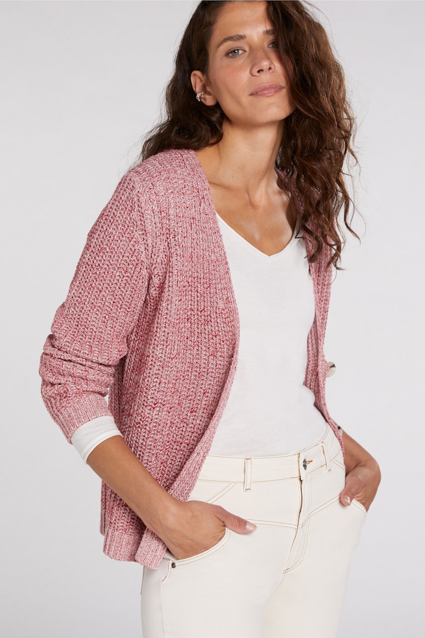 Bild 6 von Strickjacke - redmelange in redmelange | Oui