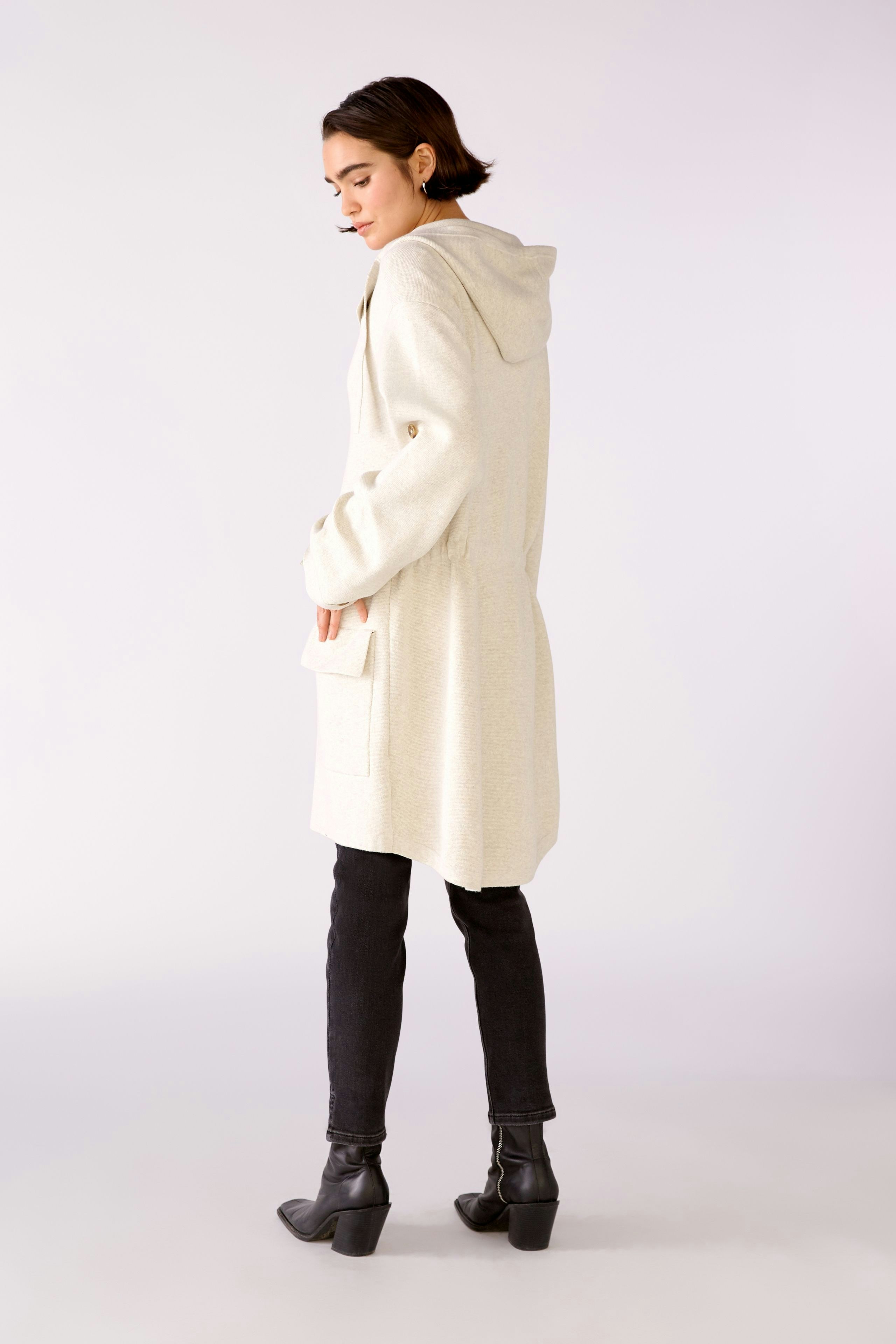 Bild 3 von Knitted coat - offwhite melang in offwhite melang | Oui