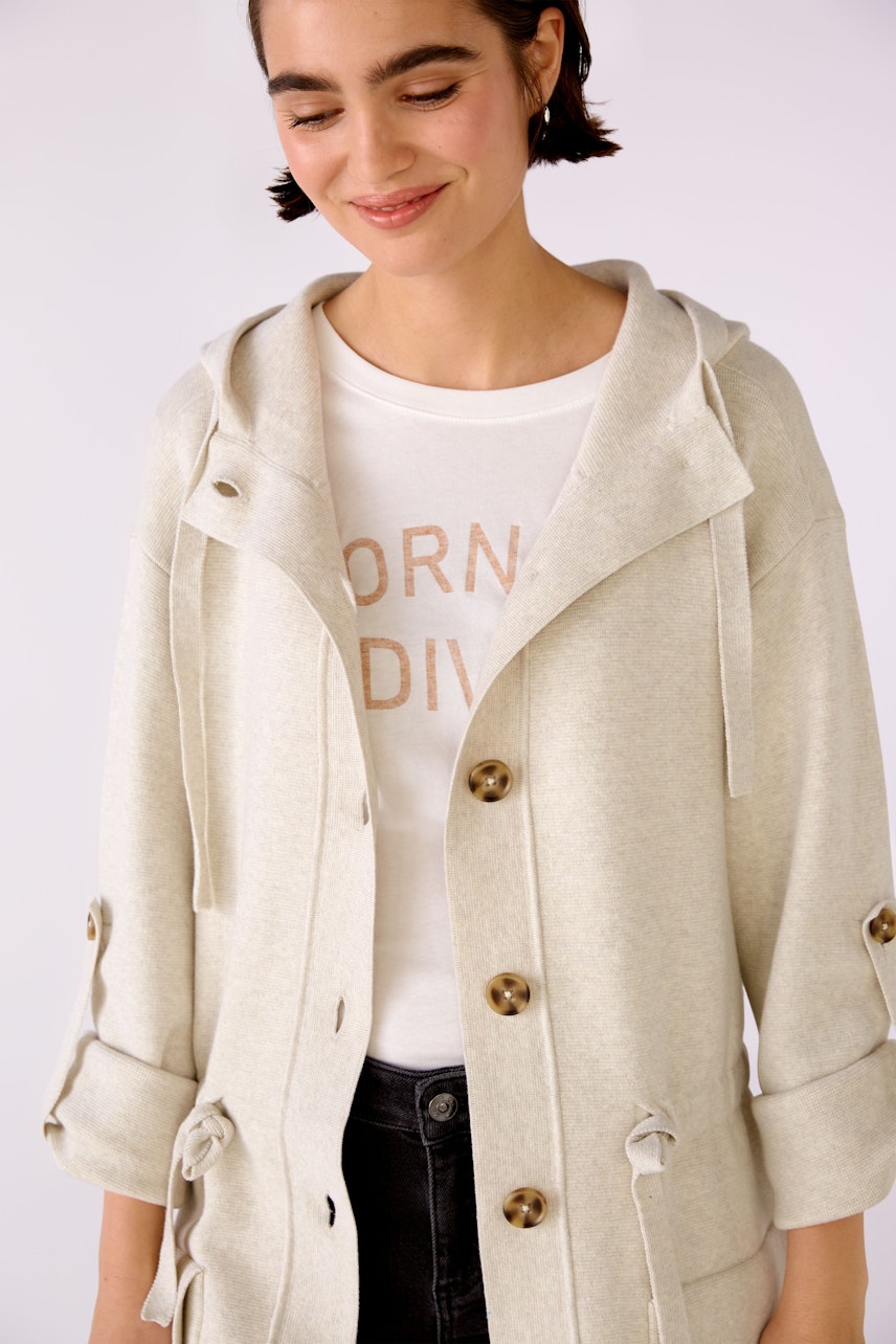 Bild 5 von Strickmantel - offwhite melang in offwhite melang | Oui