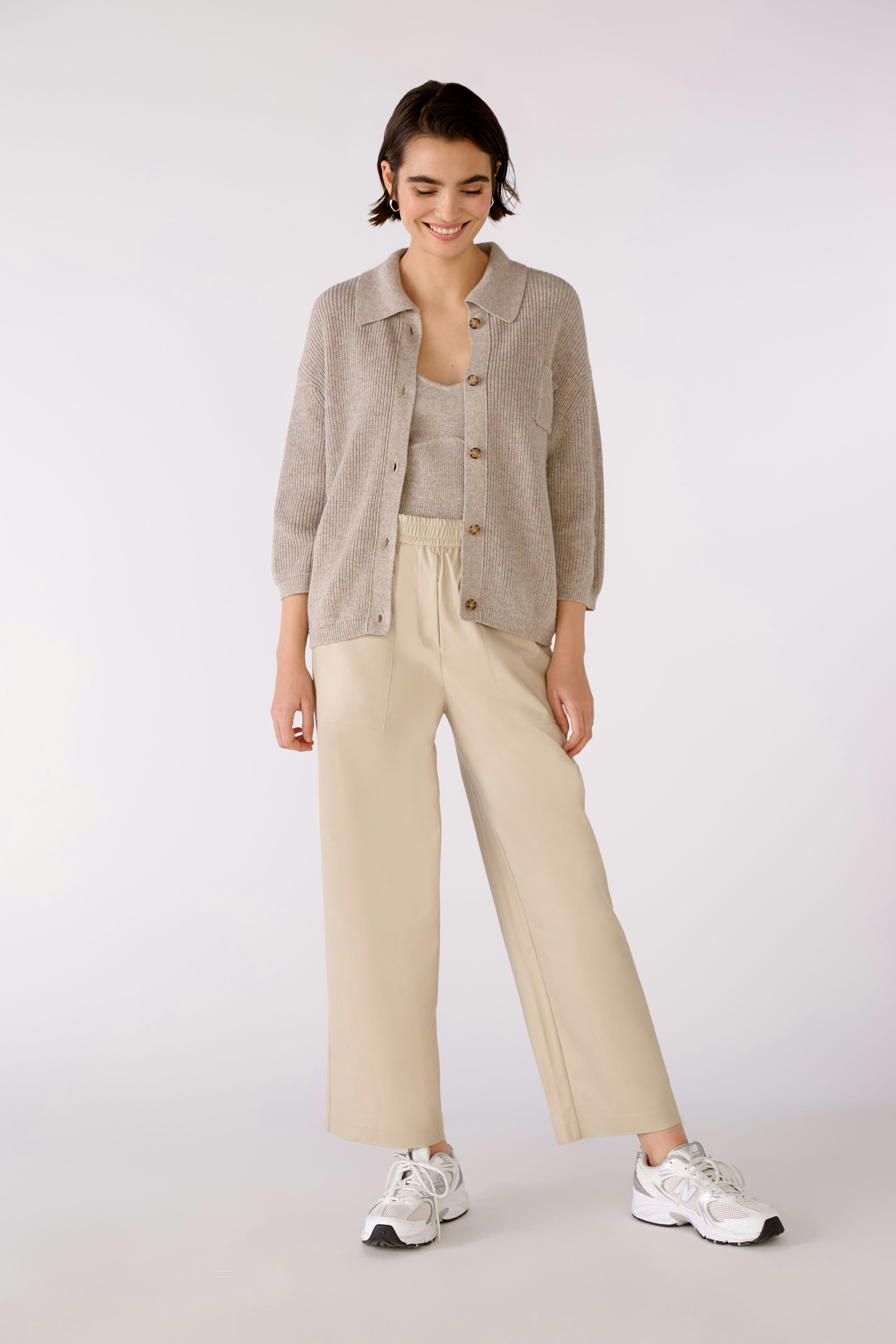 Bild 2 von Cardigan - Taupe Melange in Taupe Melange | Oui