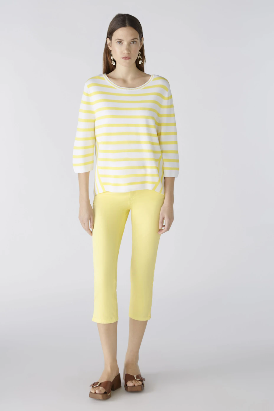 Capri pants - yellow