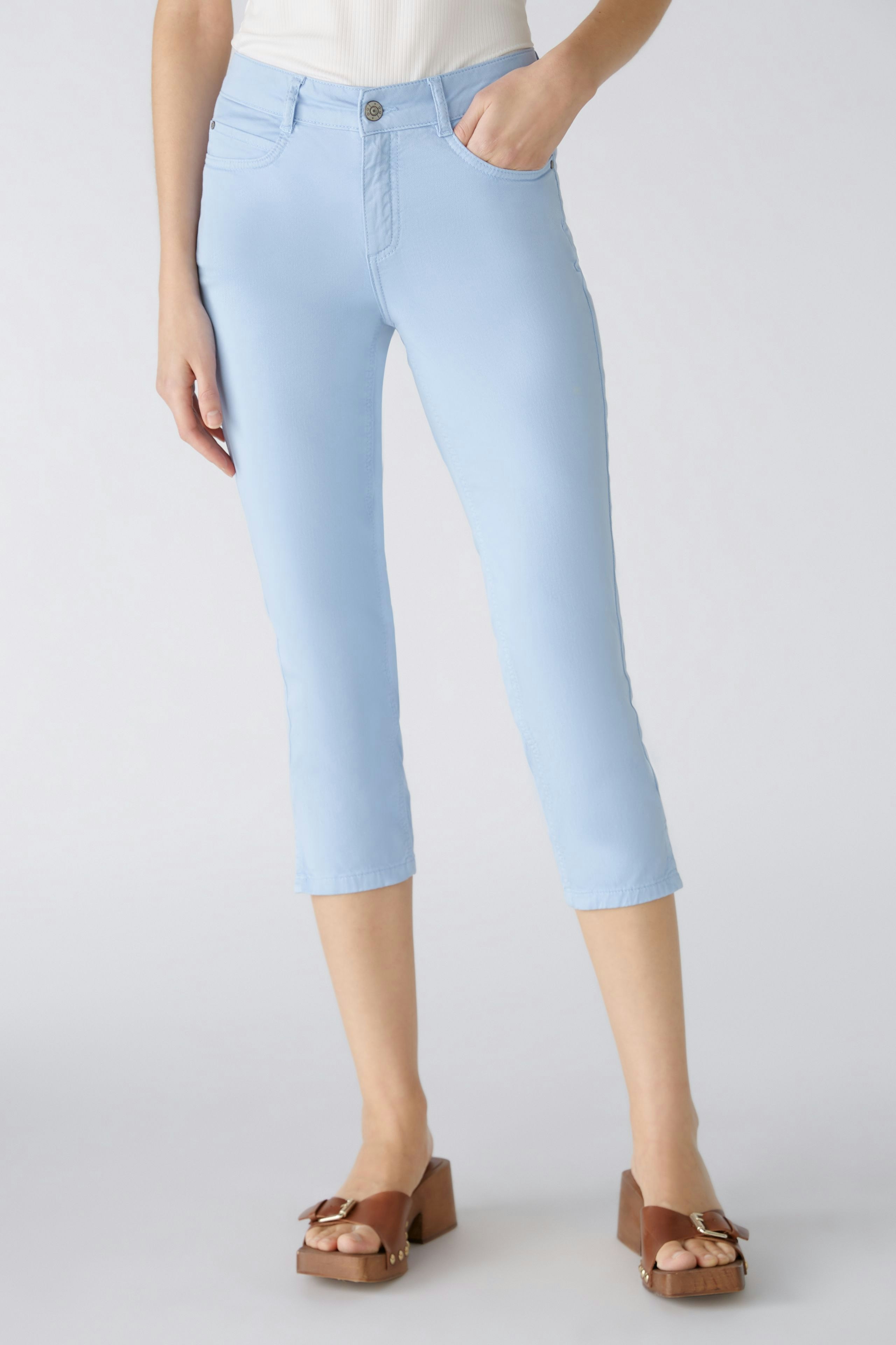 Bild 2 von Capri pants - light blue in light blue | Oui