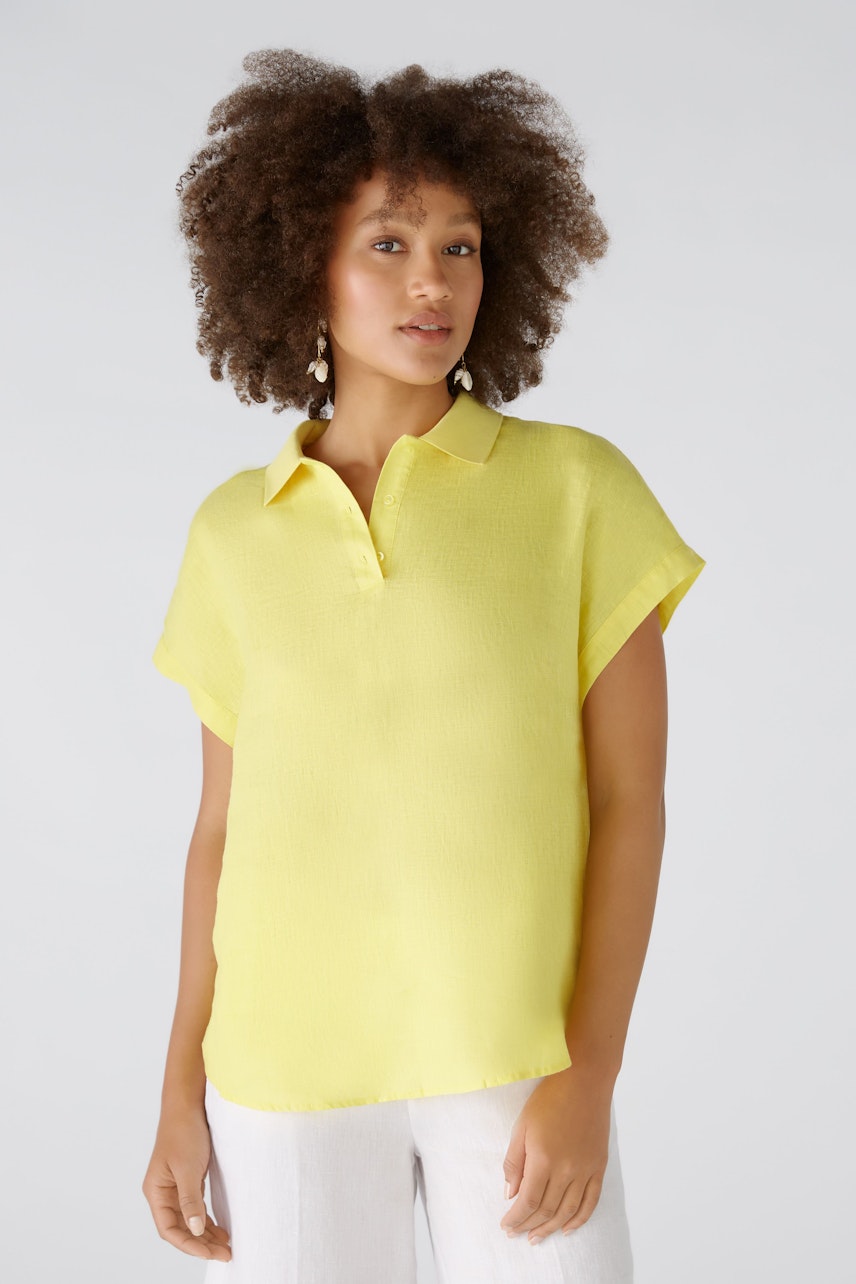 Bild 1 von Leinenbluse - yellow in yellow | Oui