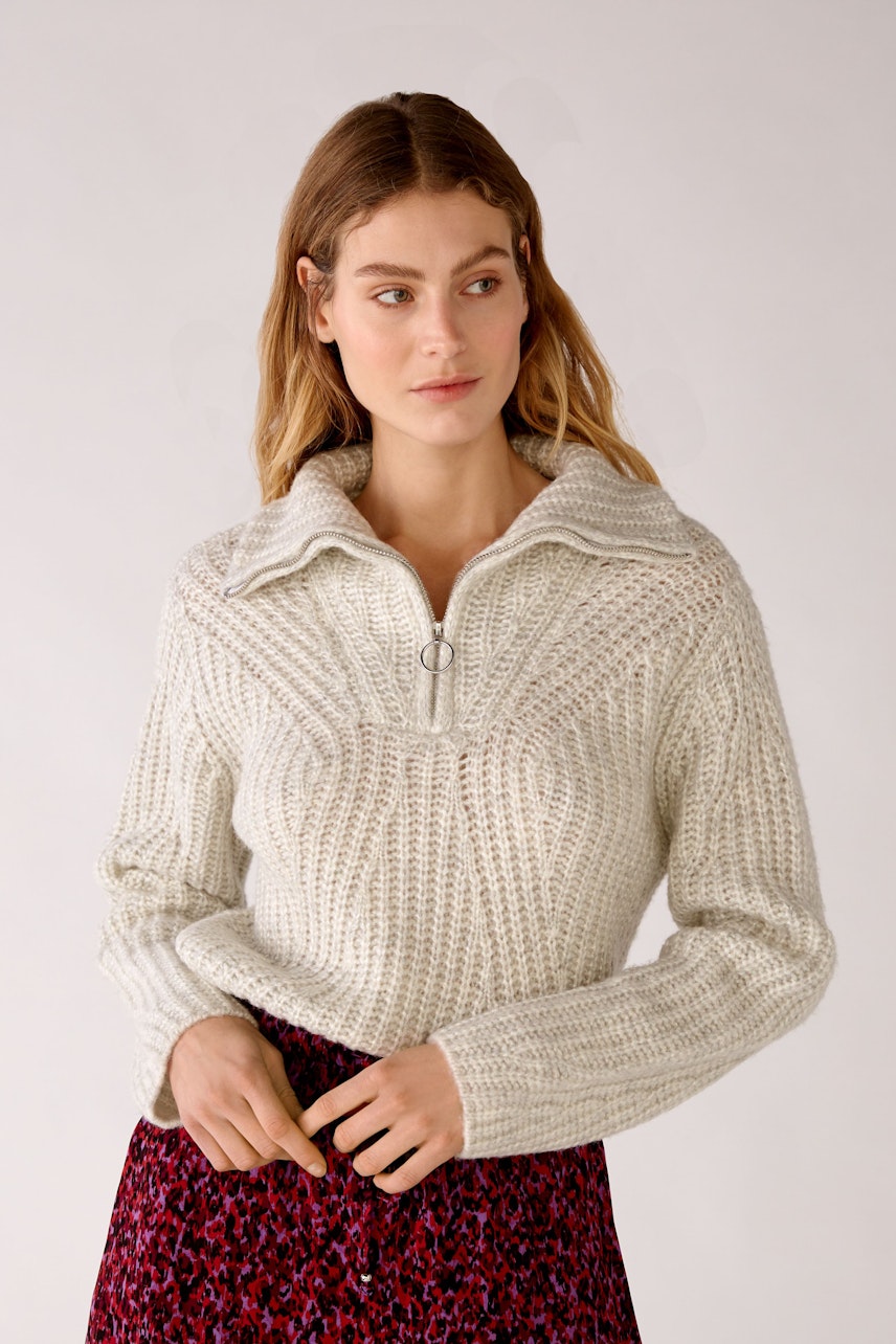 Bild 3 von Strickpullover - very light grey in very light grey | Oui