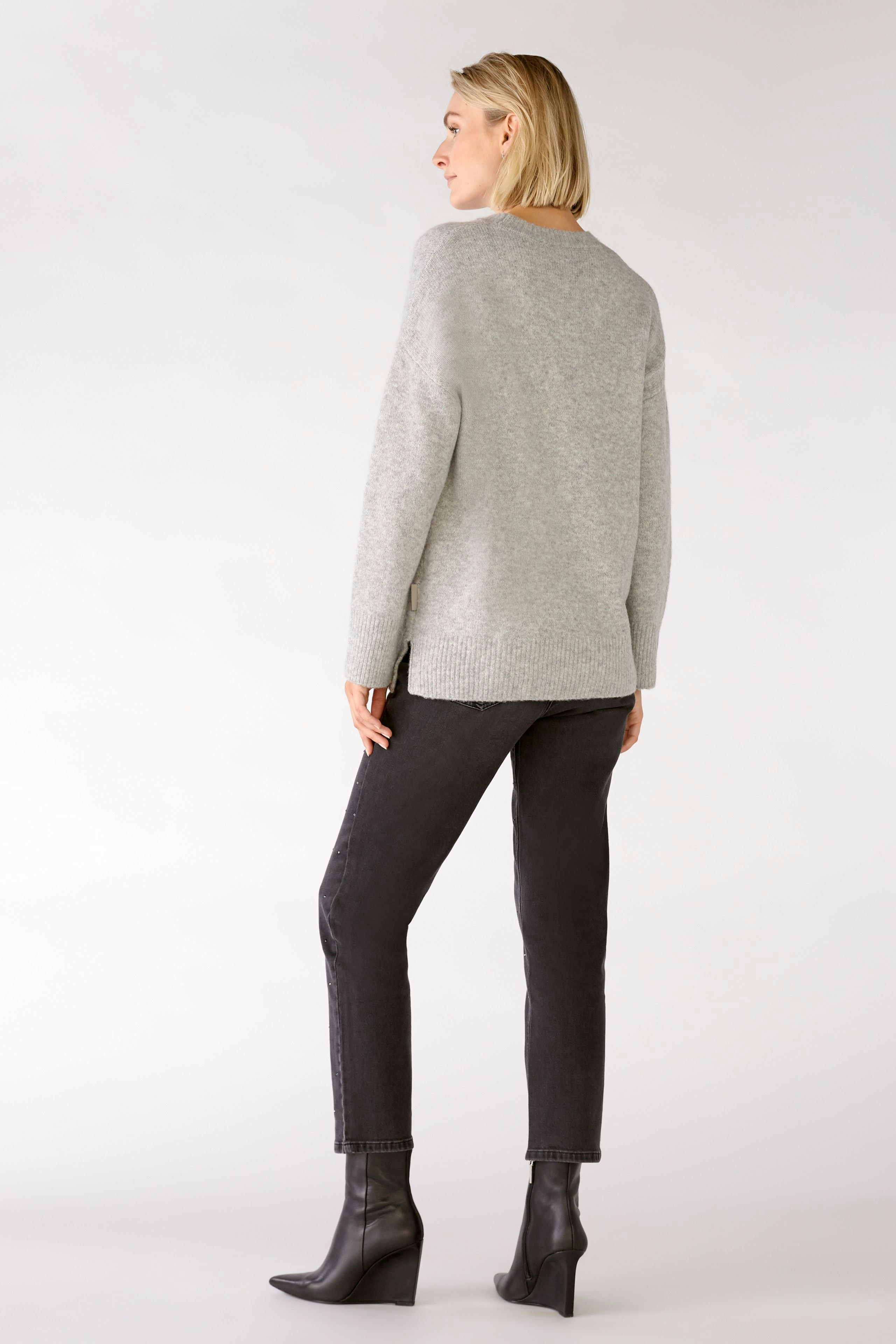 Bild 4 von Pullover - light grey red in light grey red | Oui