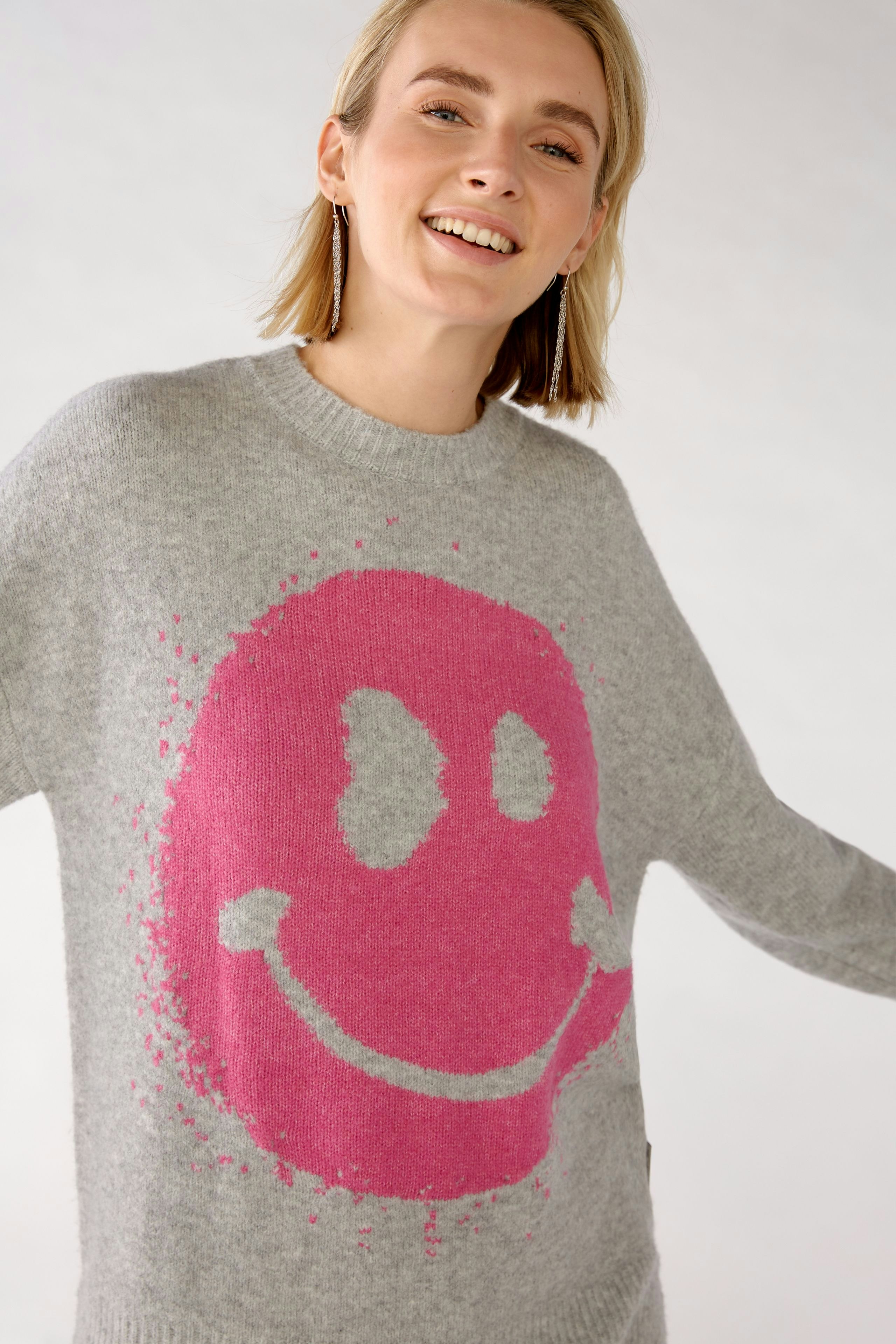 Bild 5 von Pullover - light grey red in light grey red | Oui