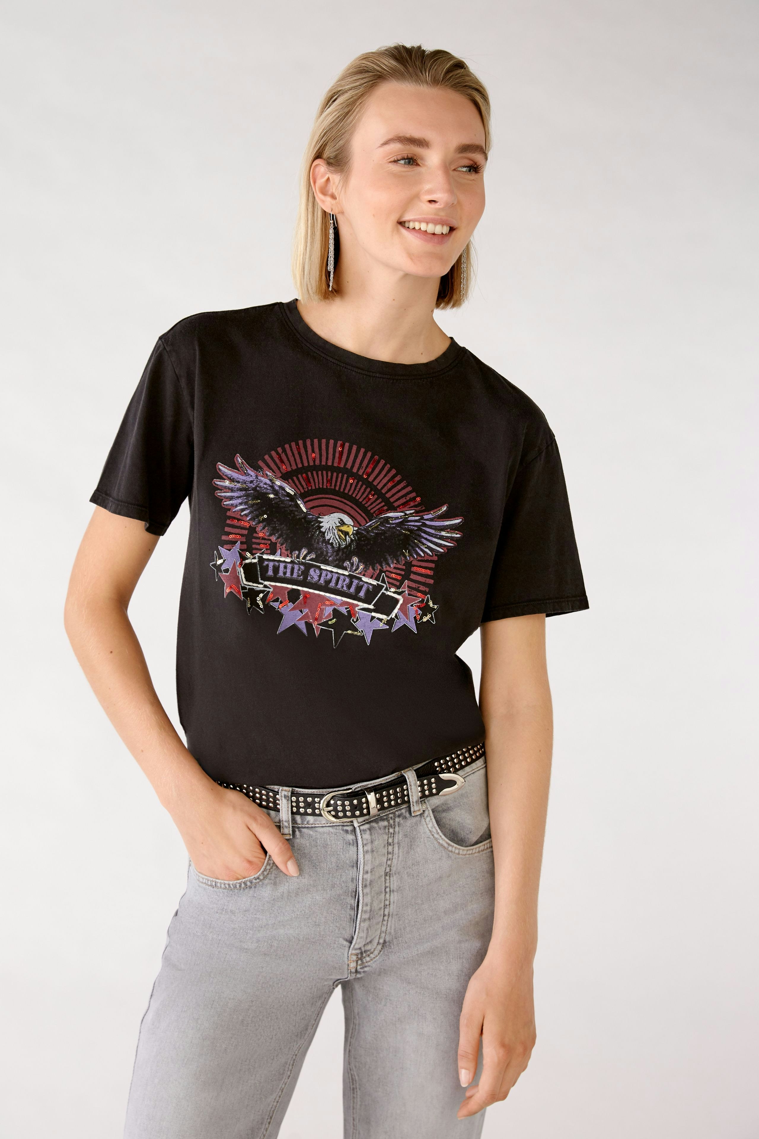 Bild 3 von T-Shirt - black in black | Oui