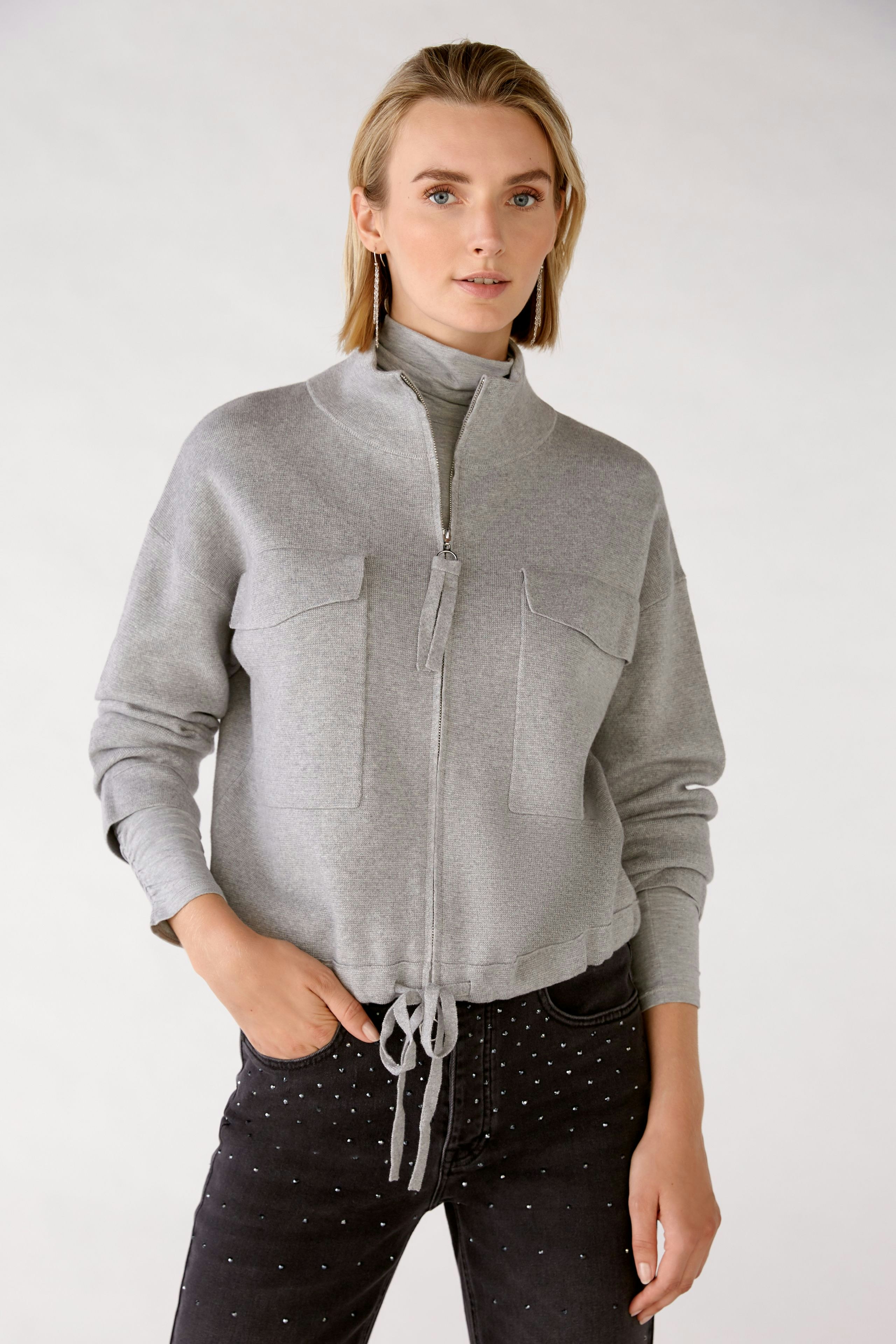 Bild 3 von Strickjacke - light grey in light grey | Oui