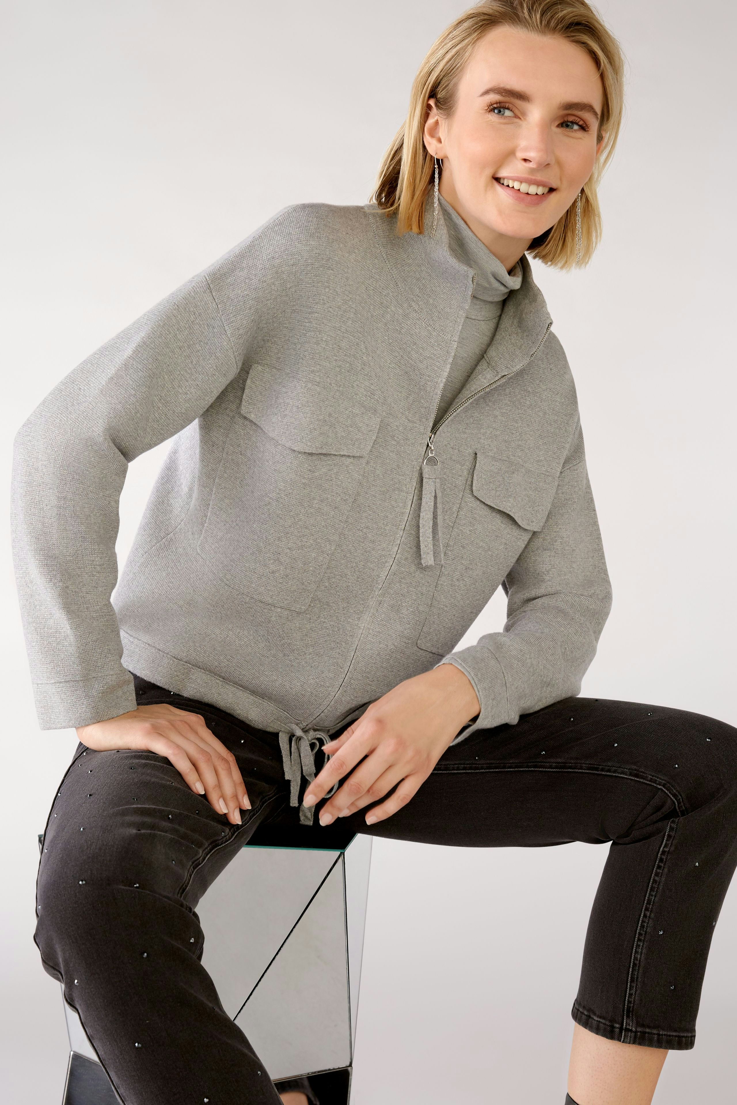 Bild 1 von Strickjacke - light grey in light grey | Oui