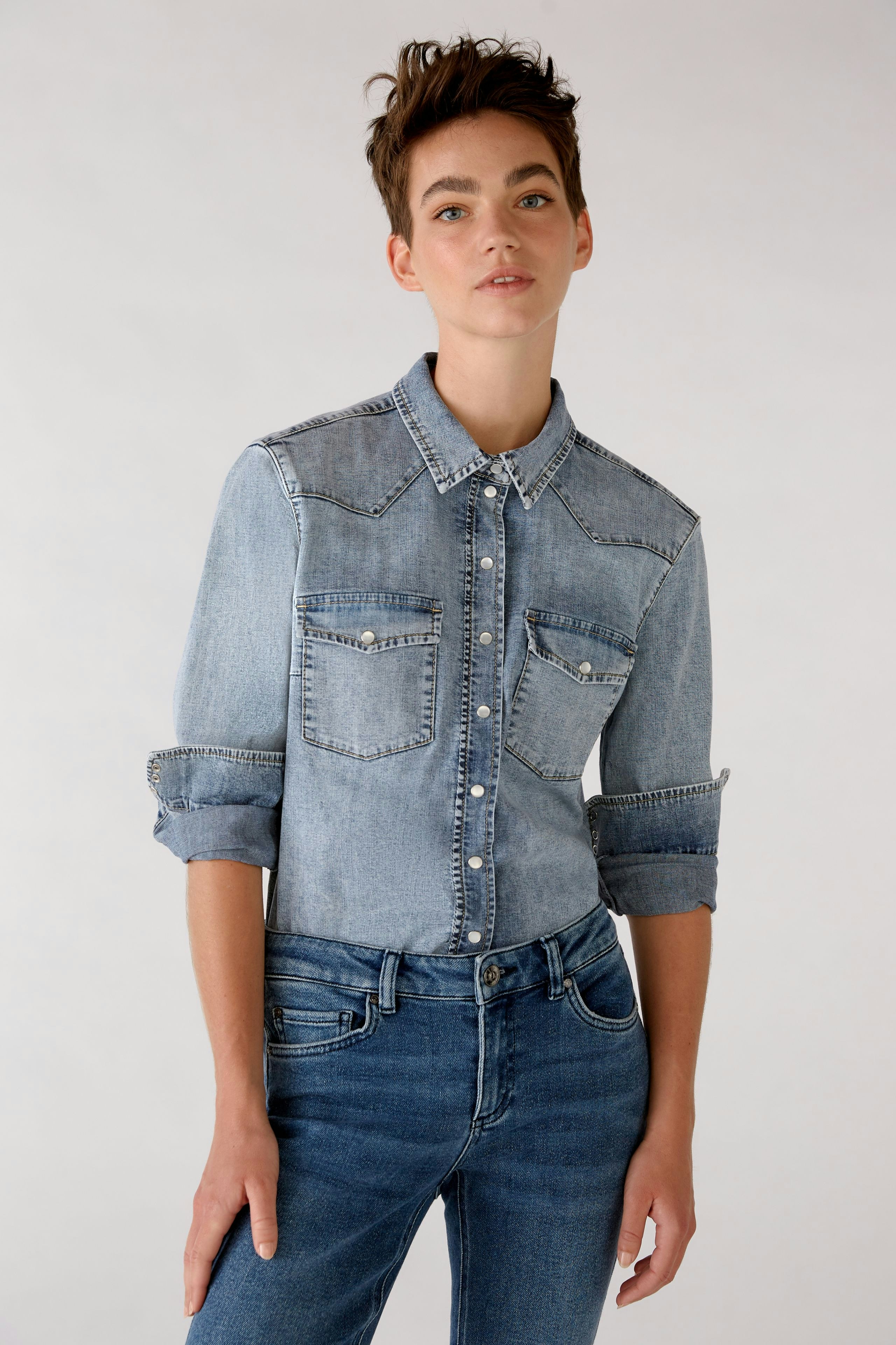 Bild 1 von Jeans bluse - blue denim in blue denim | Oui