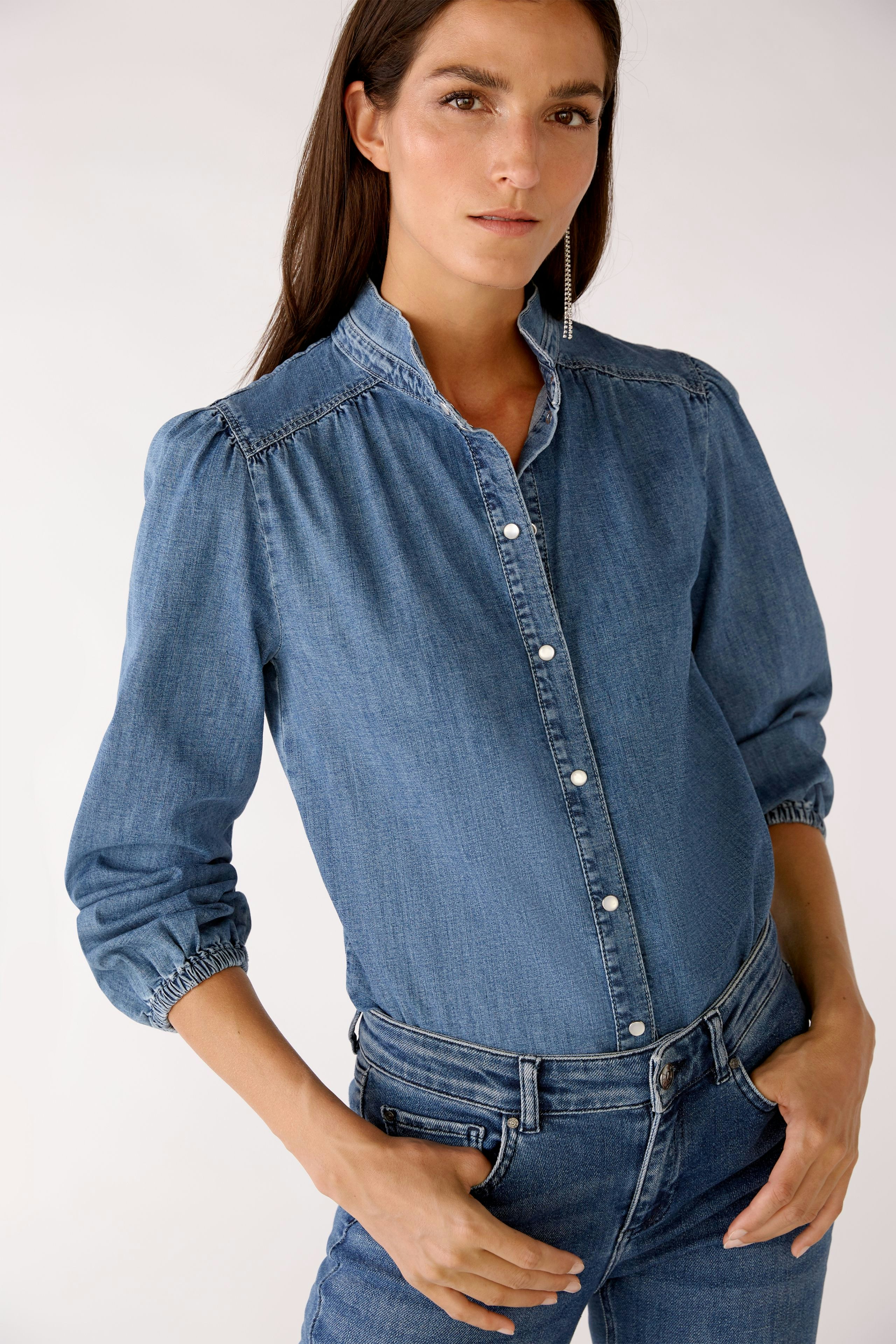 Bild 4 von Jeanshemd - darkblue denim in darkblue denim | Oui