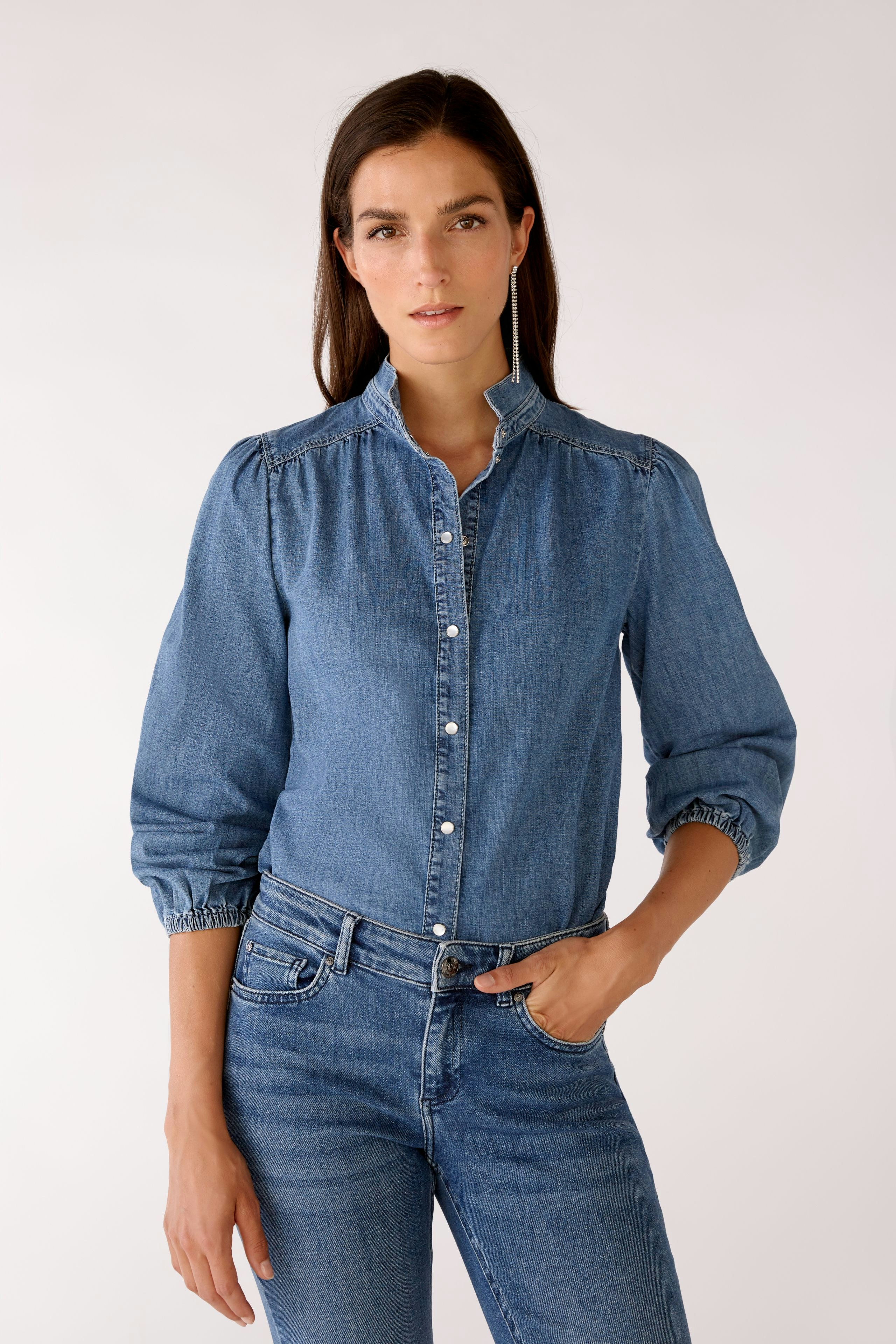 Bild 1 von Jeanshemd - darkblue denim in darkblue denim | Oui