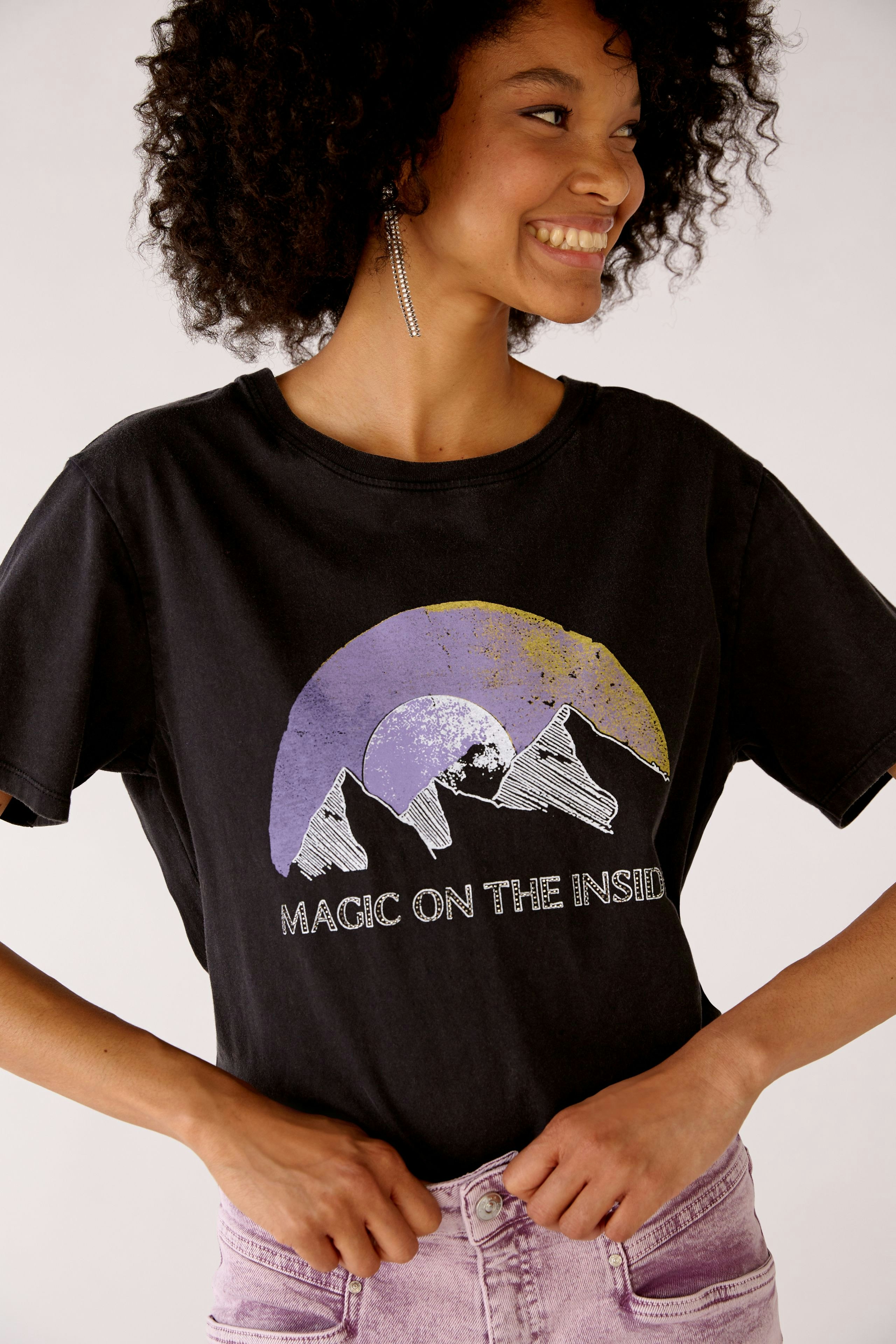 Bild 5 von T-Shirt - black in black | Oui