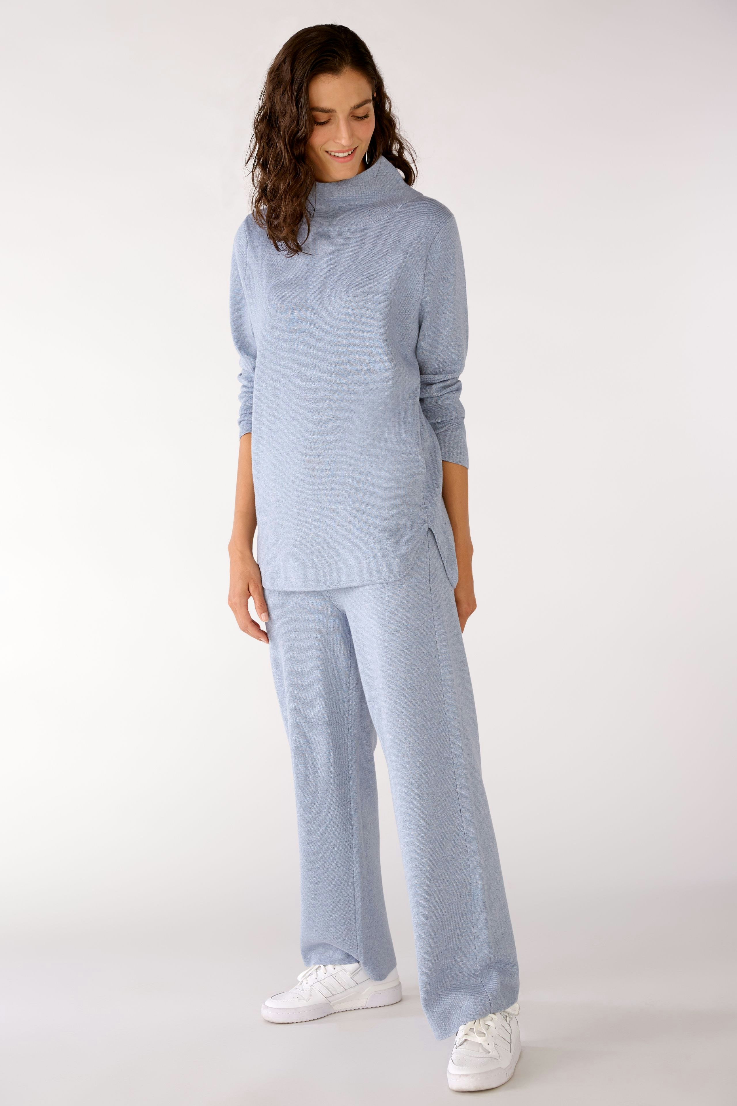 Bild 1 von Strickhose - light blue mel in light blue mel | Oui