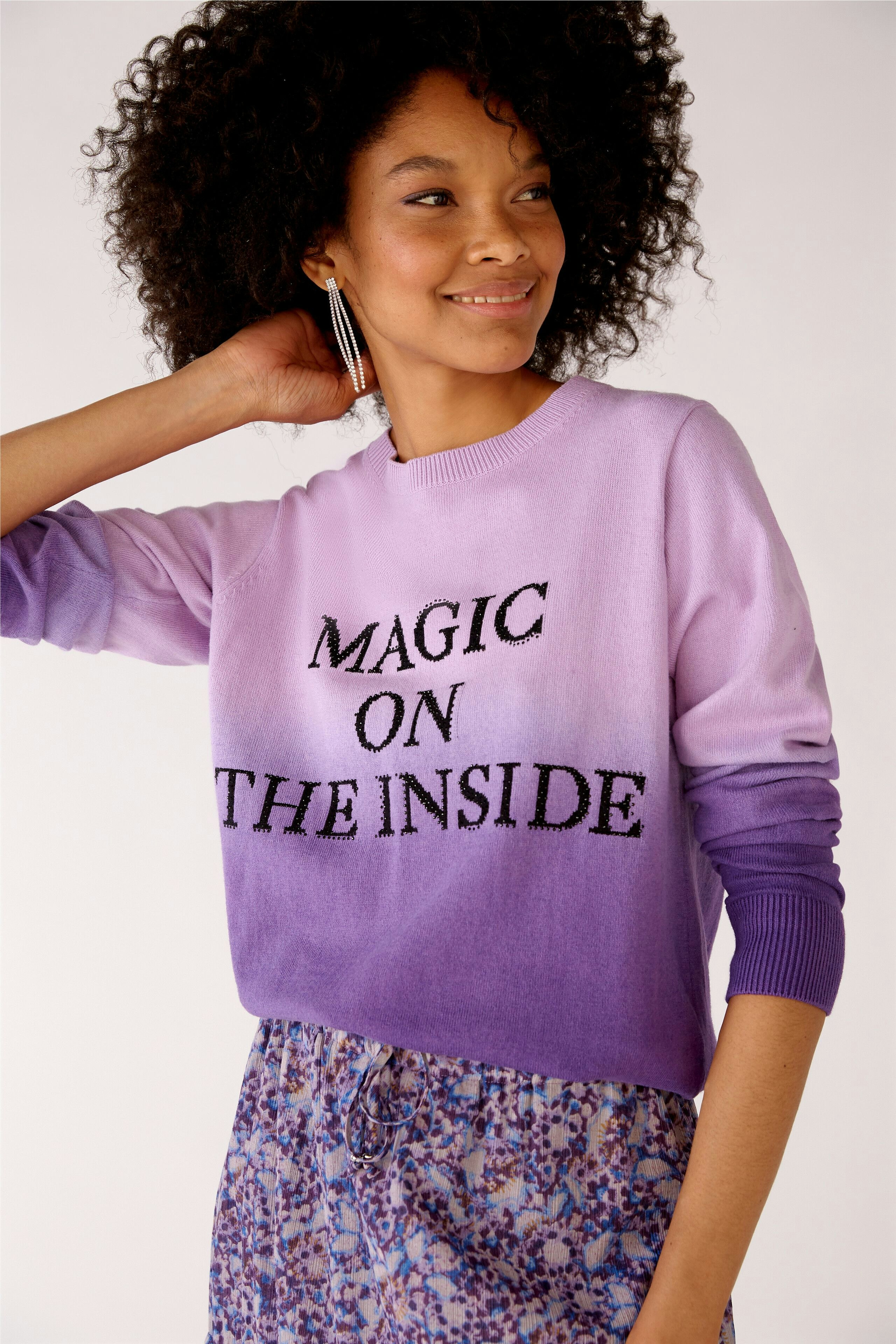 Bild 5 von Knitted Pullover - lilac violett in lilac violett | Oui