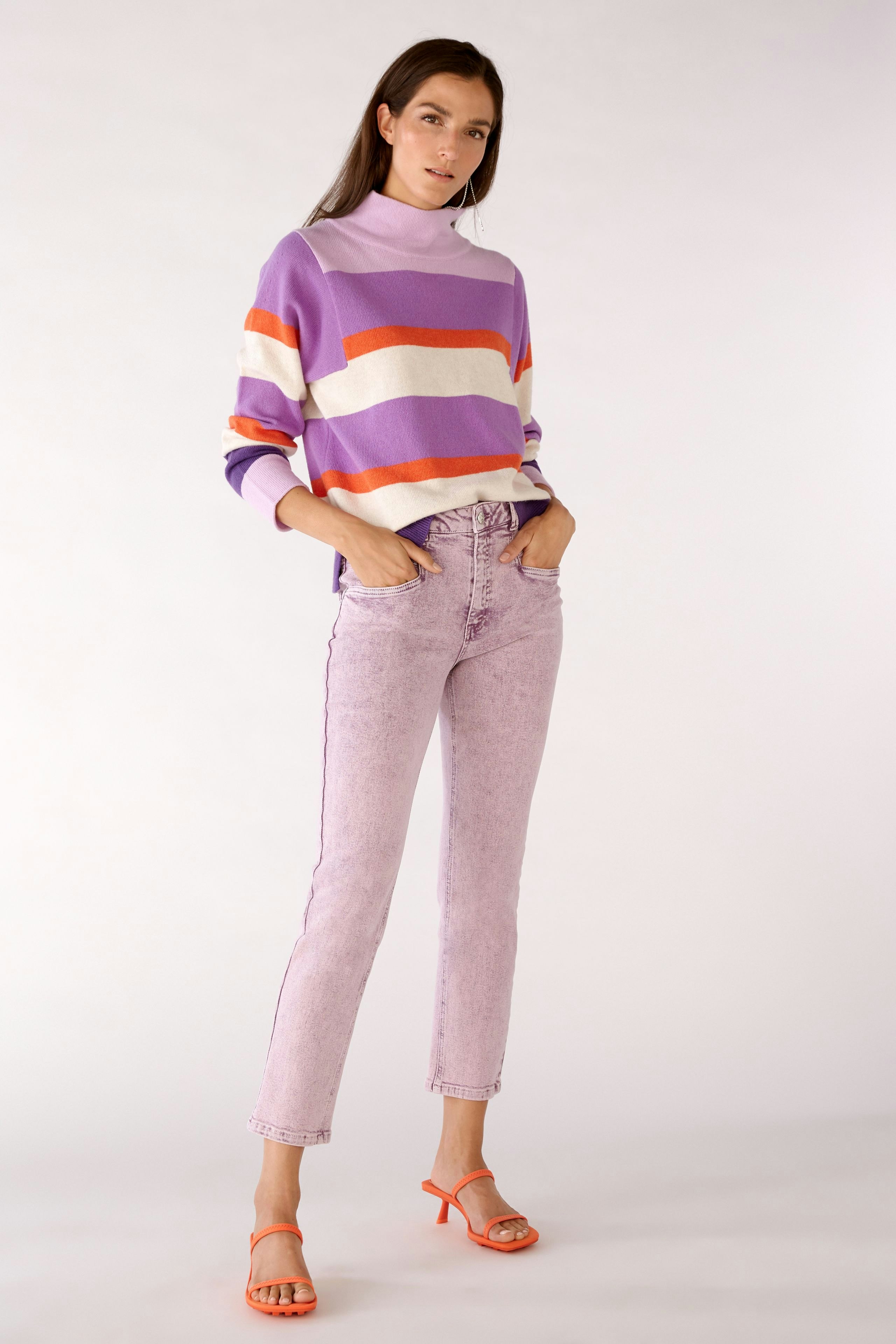 Bild 2 von Strickpullover - lilac orange in lilac orange | Oui